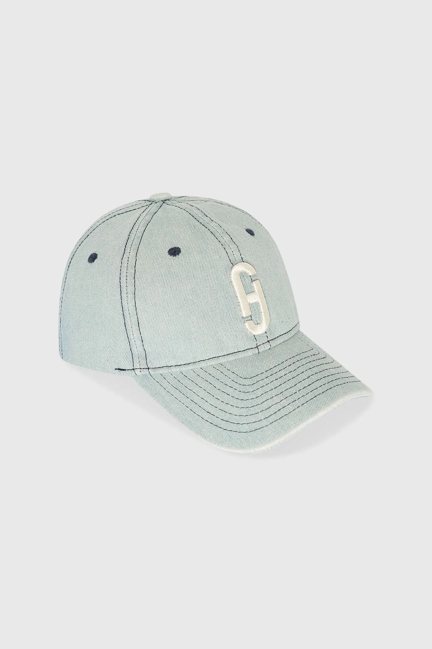 Cap Dames Logo Jeff Denim Blauw