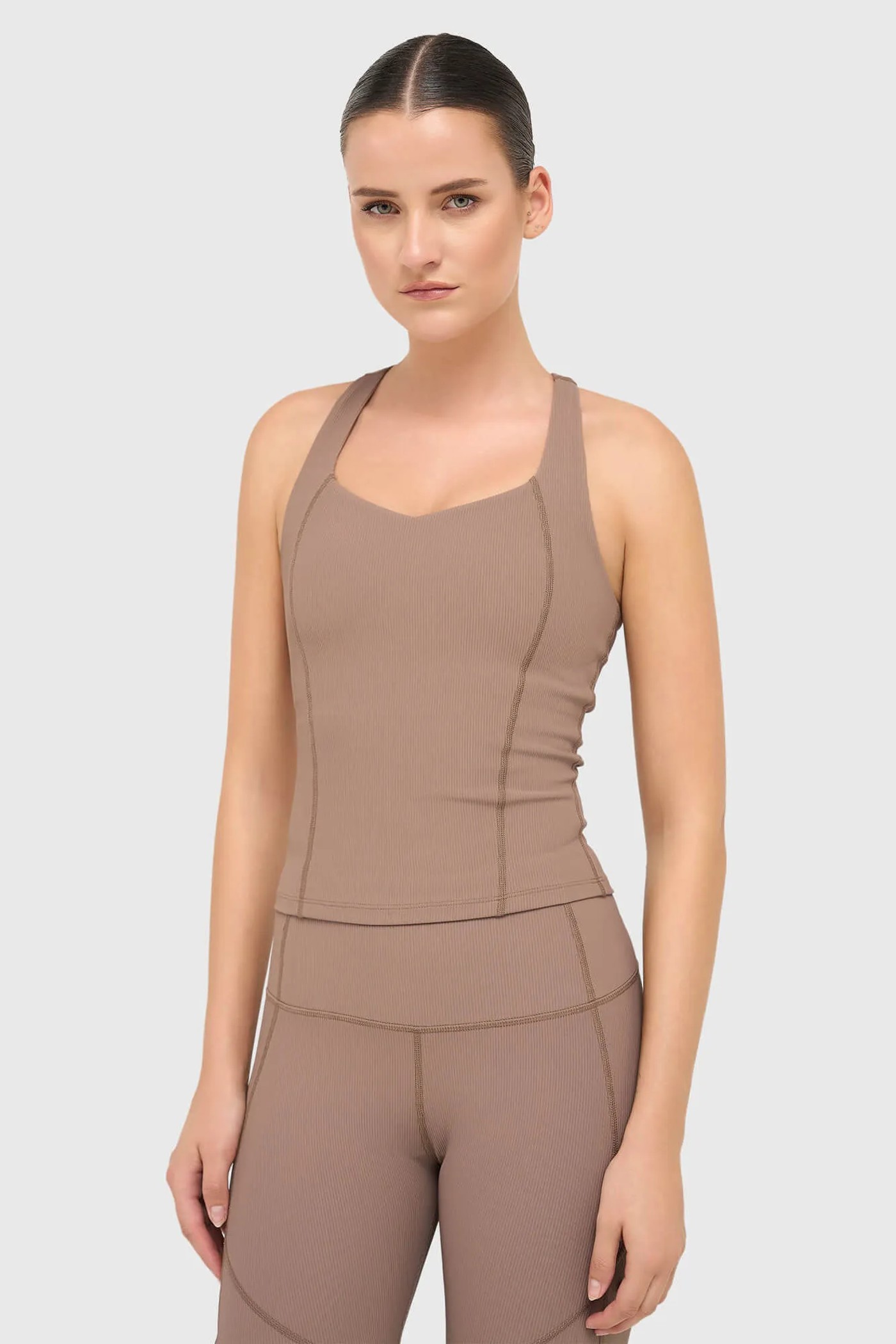 Top Dames Sport Bh Yoga Ryle Bruin Rib