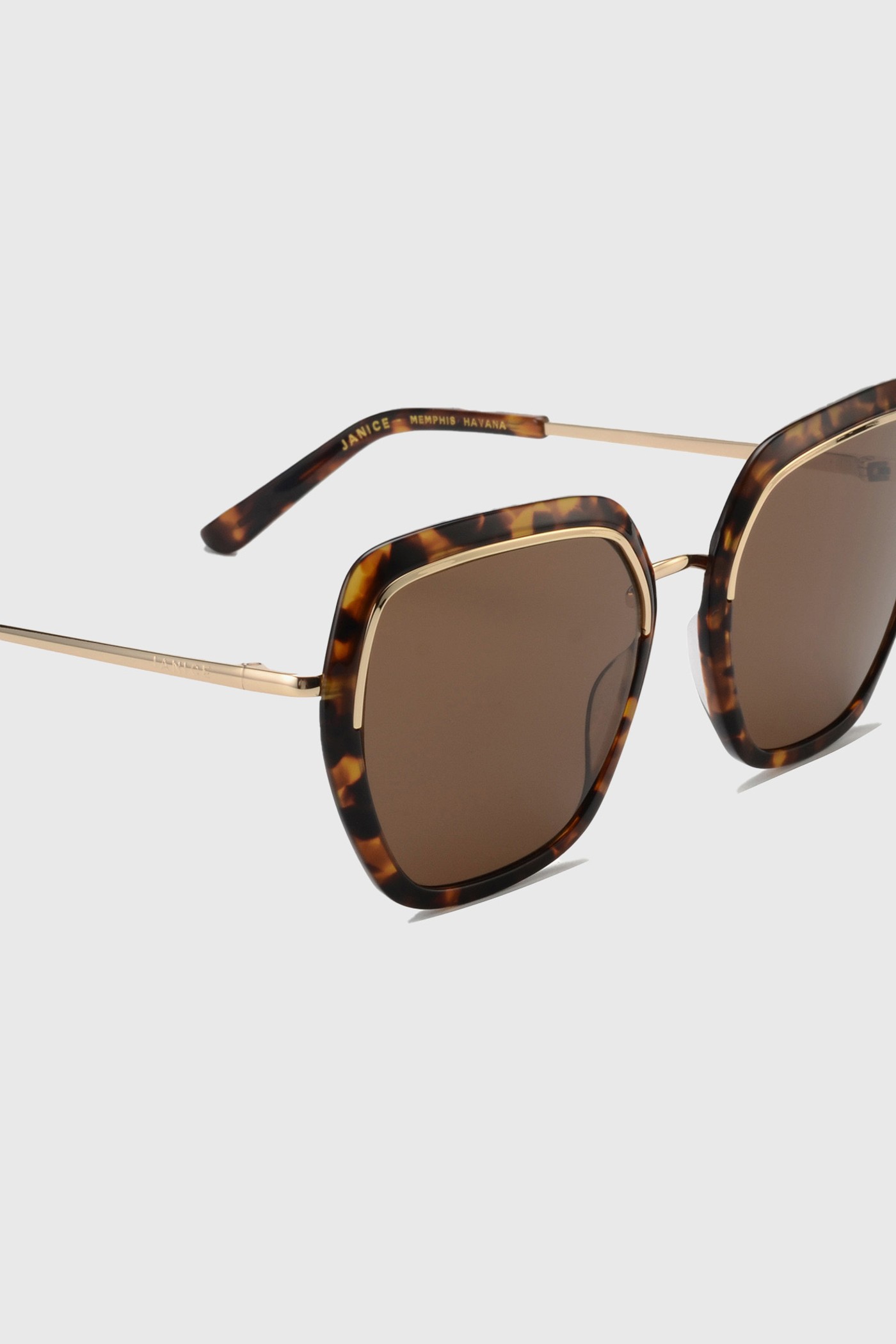 Zonnebril Dames Memphis Bruin Havana