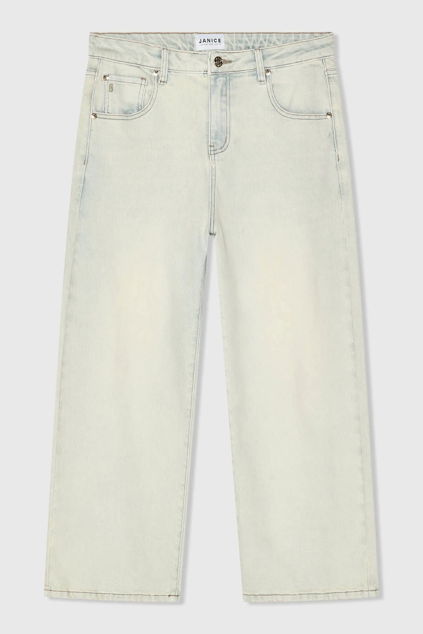 Barrel Jeans Dames Stretch Mid Rise Baxter Blauw 004
