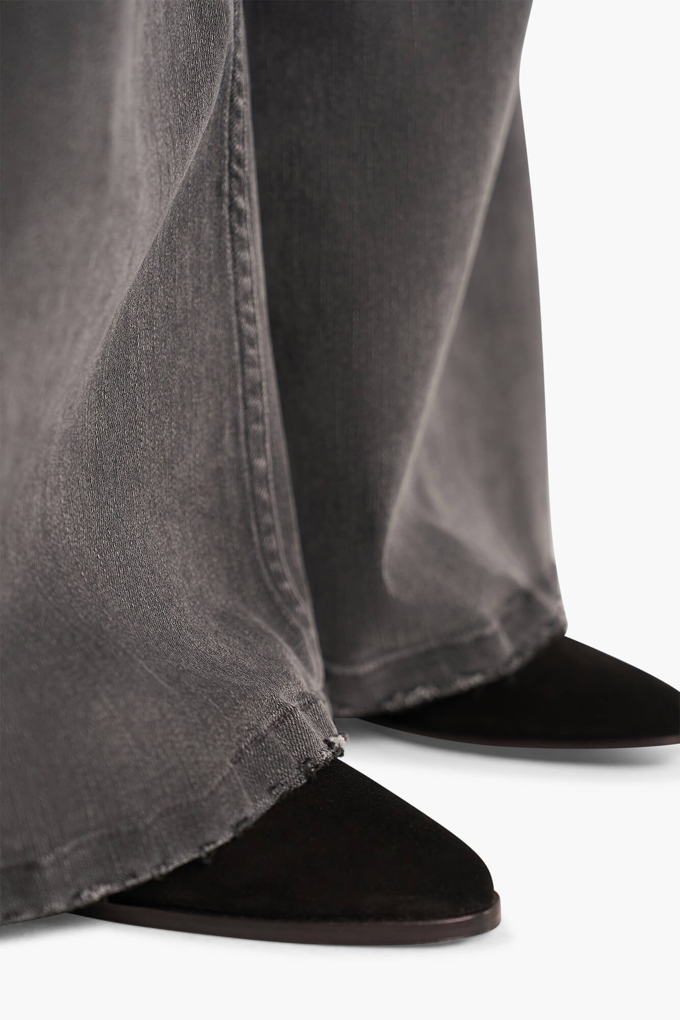 High Rise Wijde Leg Jeans Mason Grijs 415