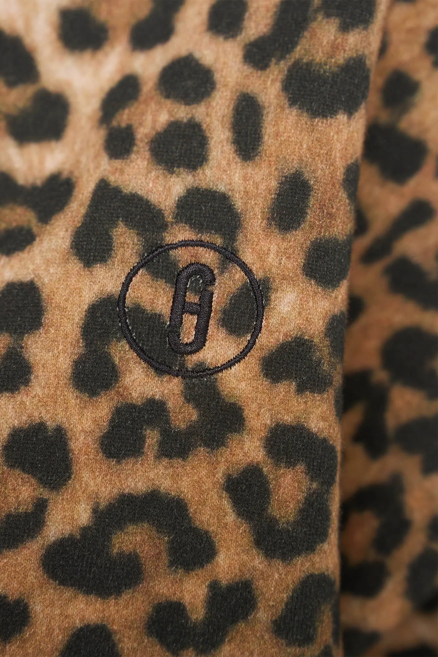 Panterprint Hoodie Dames Katoen Holt