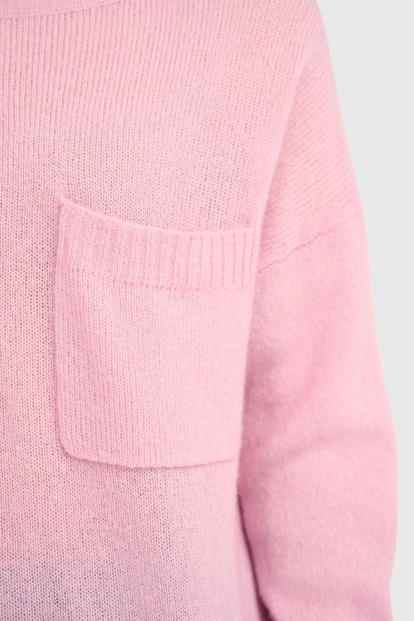 Cashmere Dames Trui Wijde Hals Dayton Roze