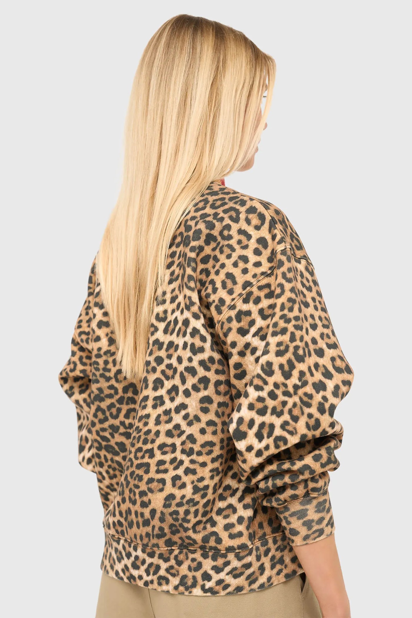 Panterprint Sweater Dames Katoen Owen