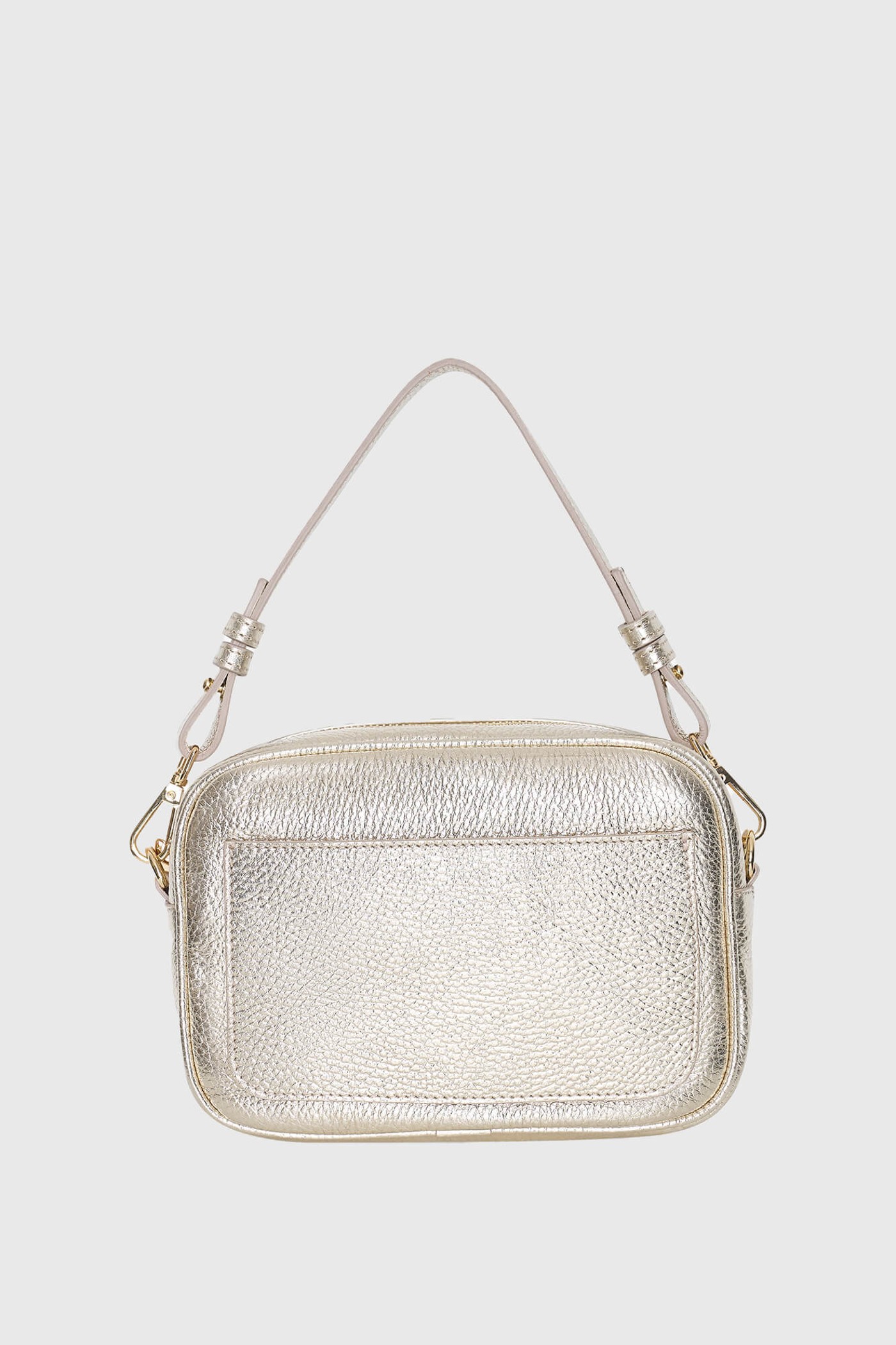 Leren Crossbody Dames Bruce Goud