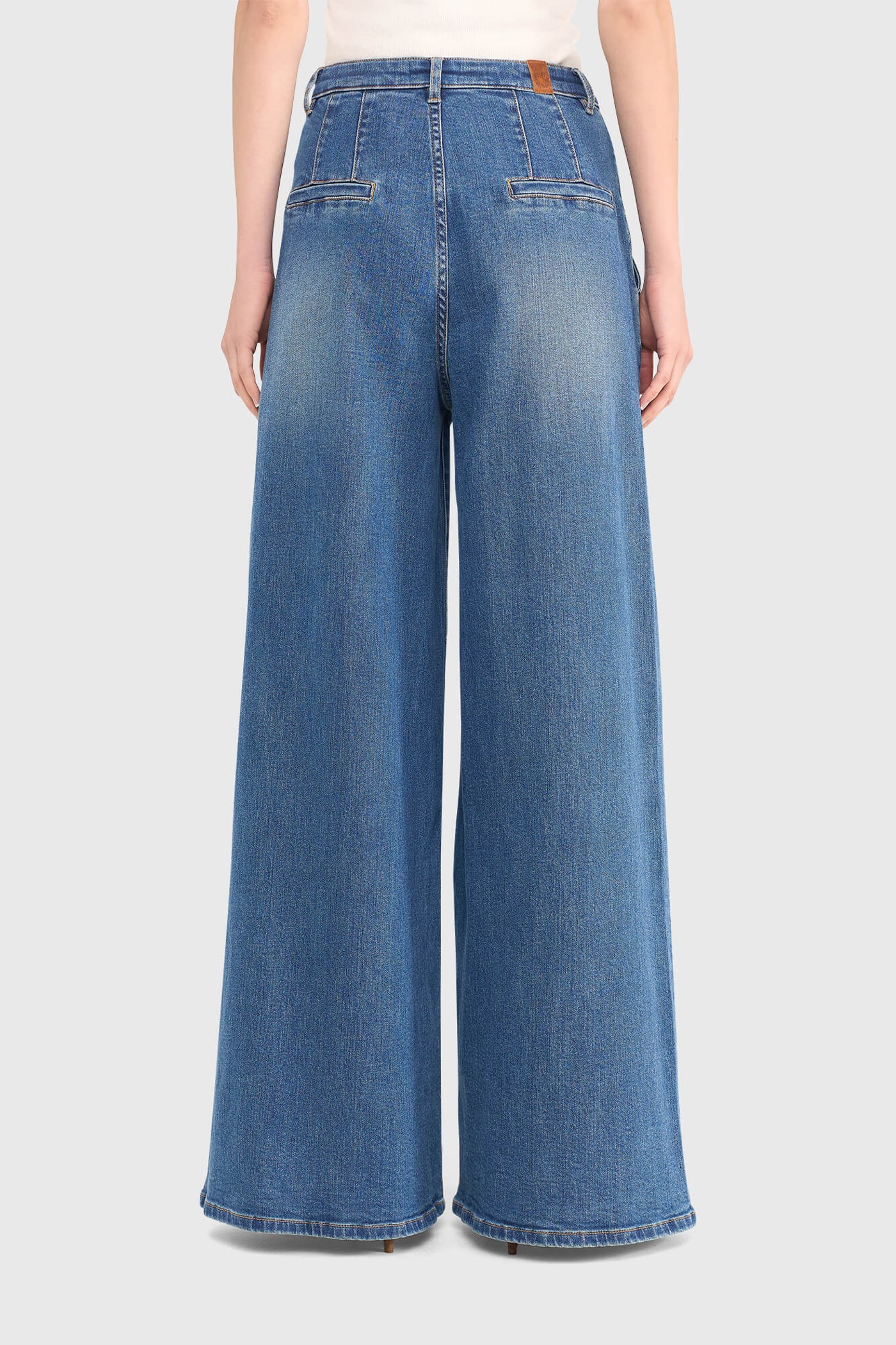 Jeans Dames Wijde Pijp Dollar Blauw 111