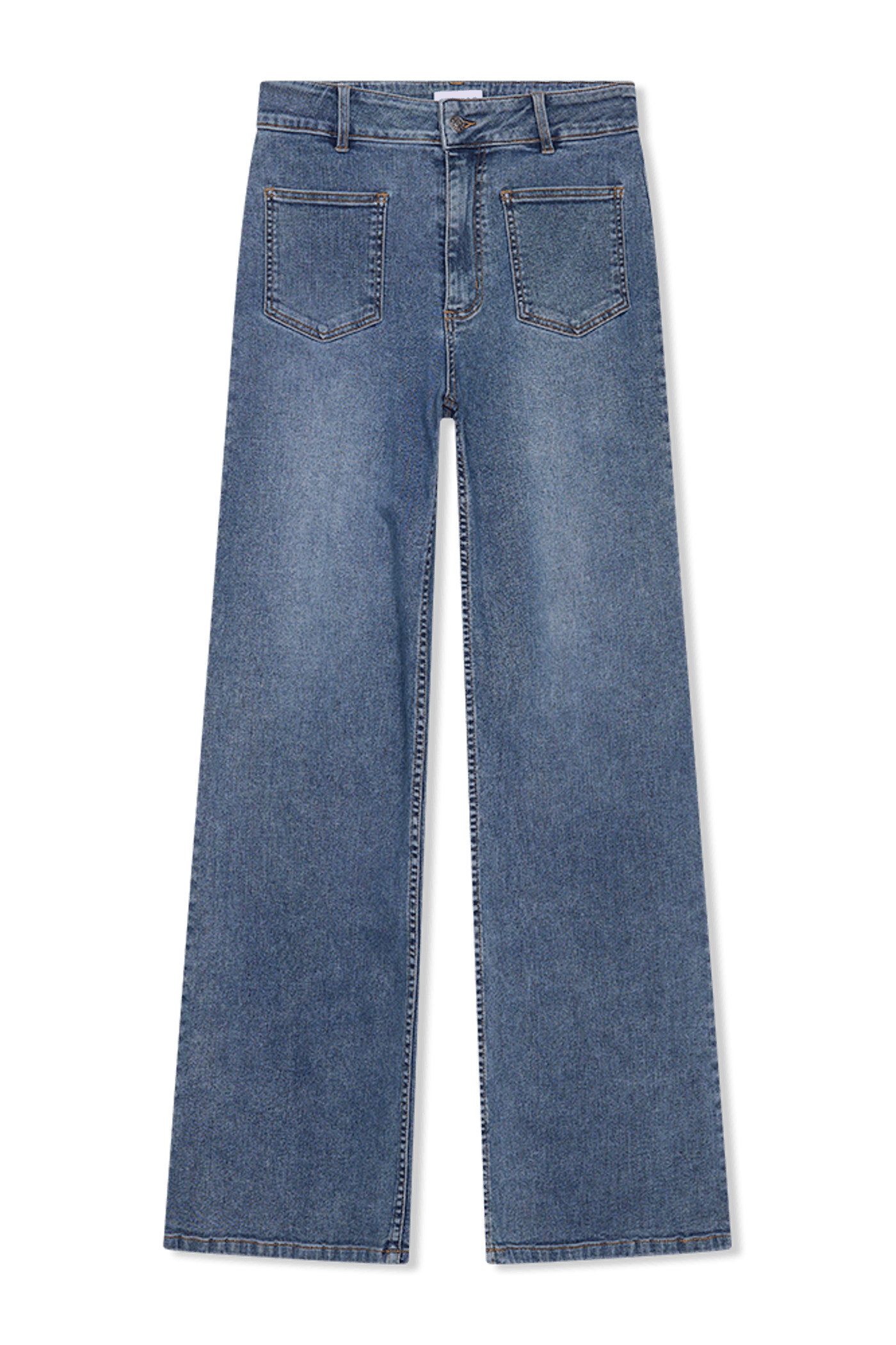 High Rise Flared Jeans Dames Jagger Blauw 422