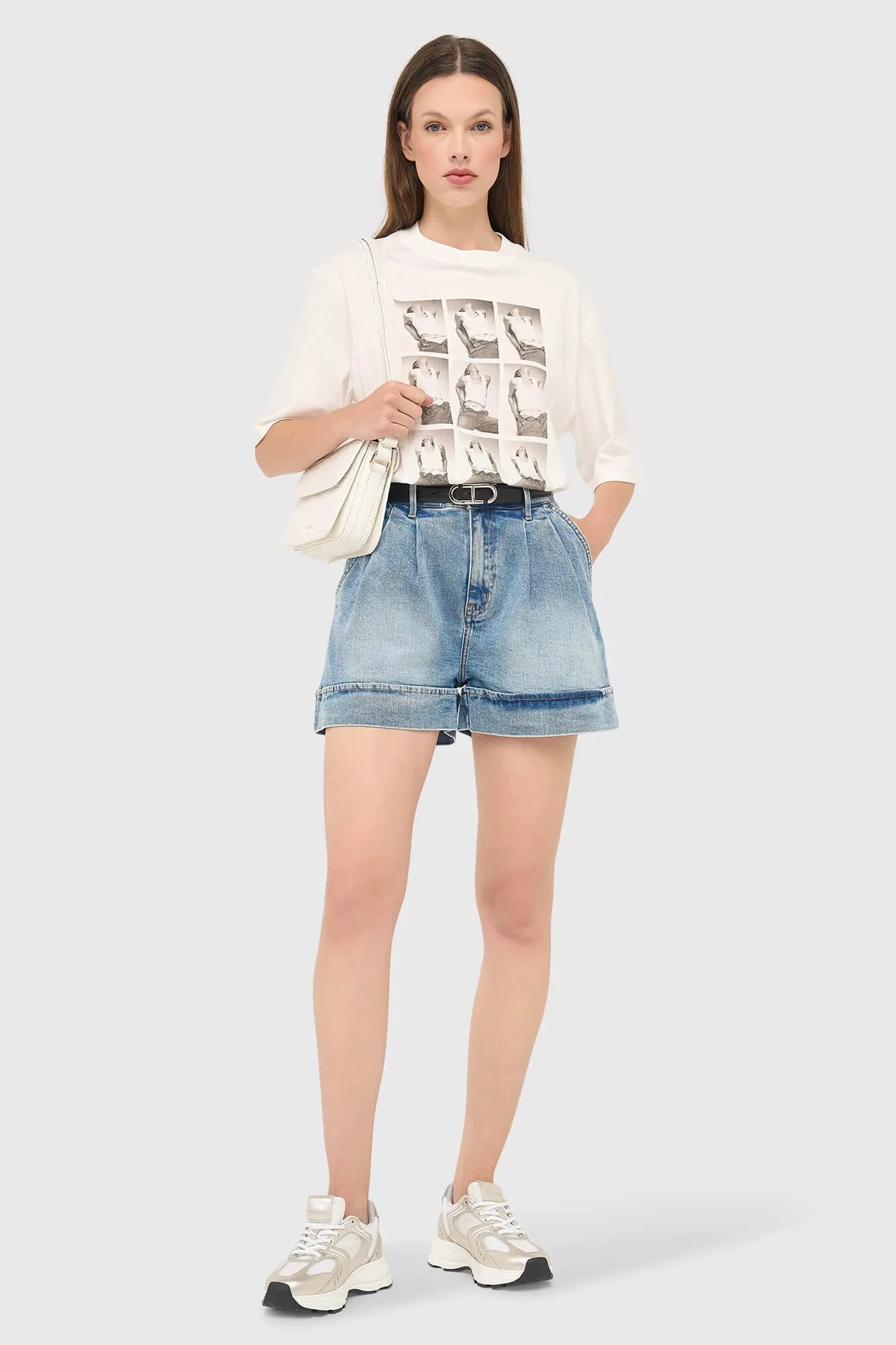 Shorts Jeans Dames Stretch Arthur Blauw 786