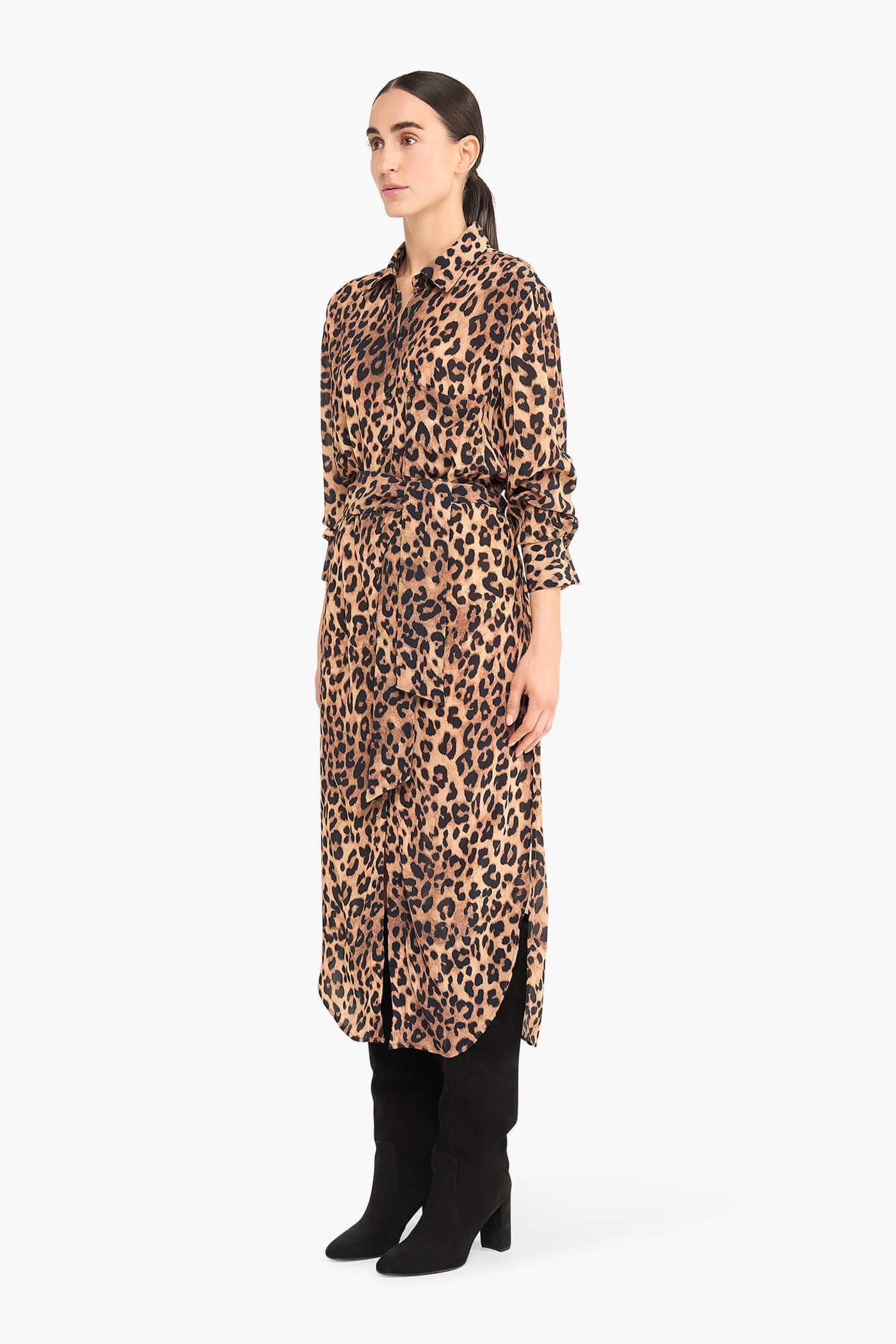 Panterprint Blouse Jurk Viscose Macky