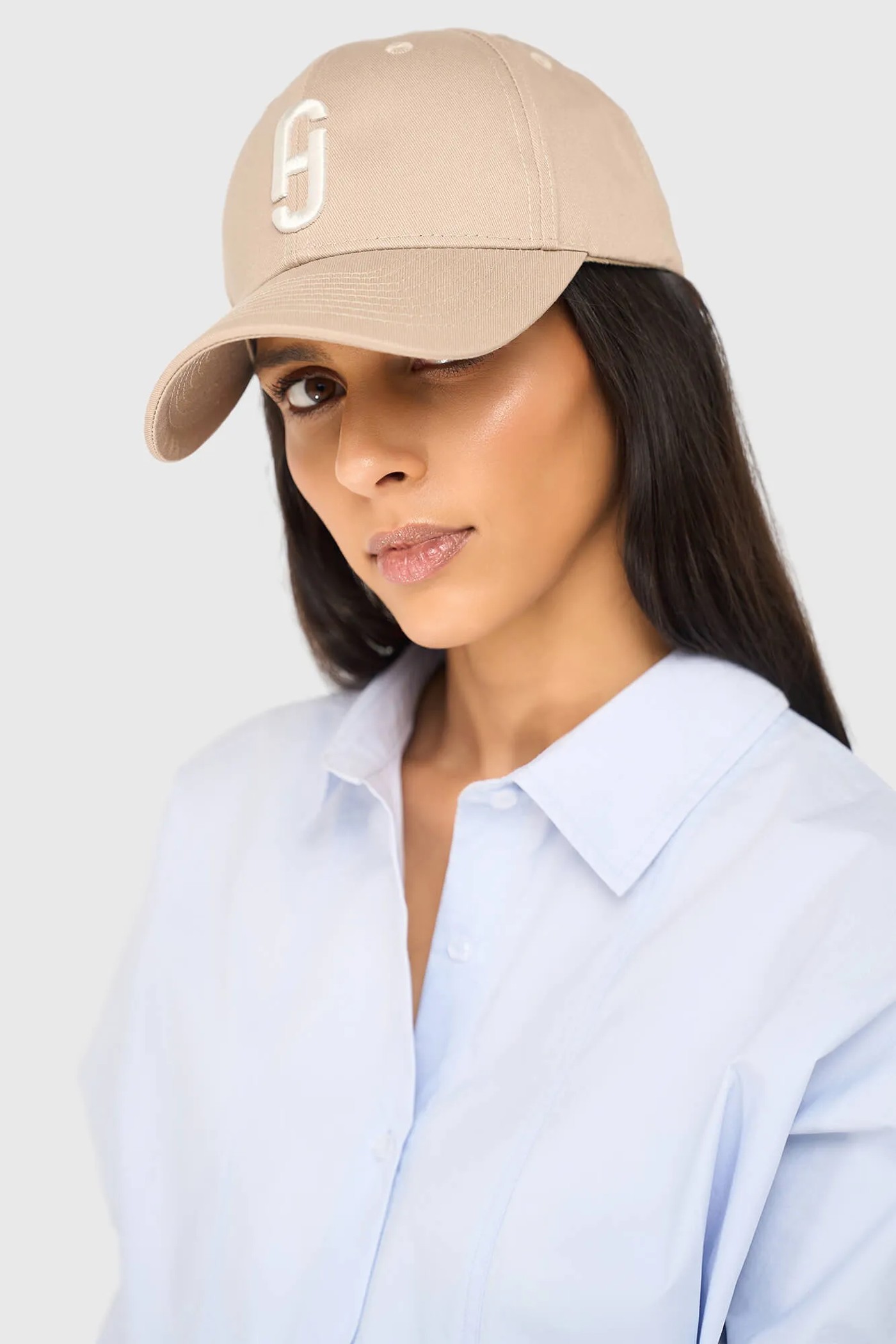 Cap Dames Logo Jeff Beige