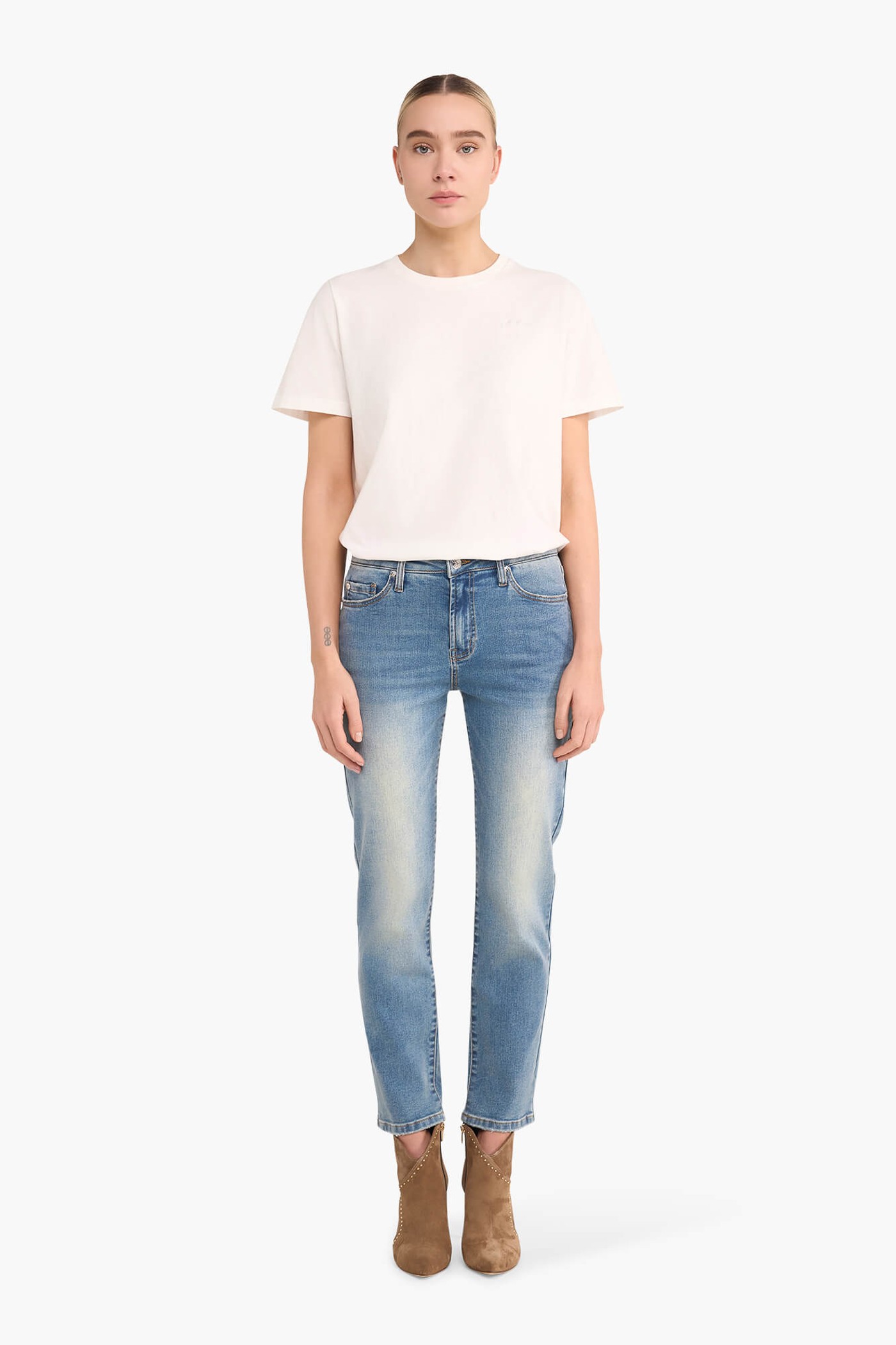 MOM JEANS COOPER BLAUW 920