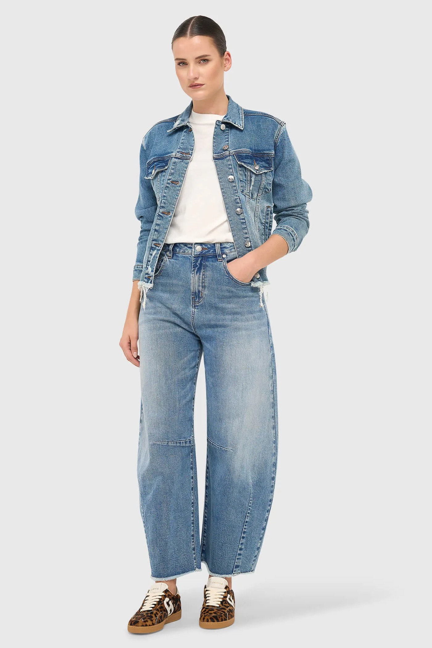 Denim Spijkerjas Stretch Dames Gregory Blauw 379