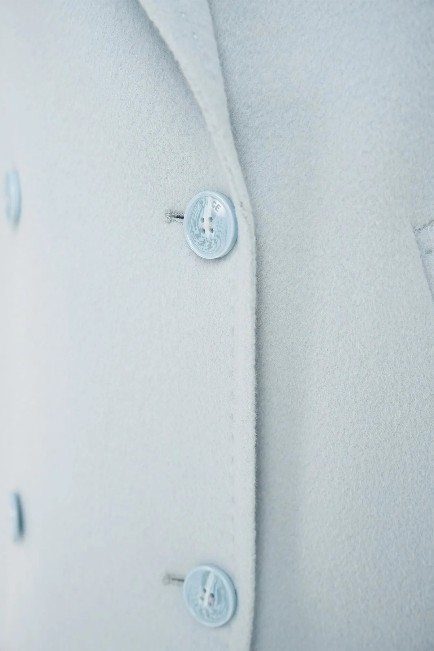 Cashmere Caban Jas Dames Double Face Kennedy Blauw