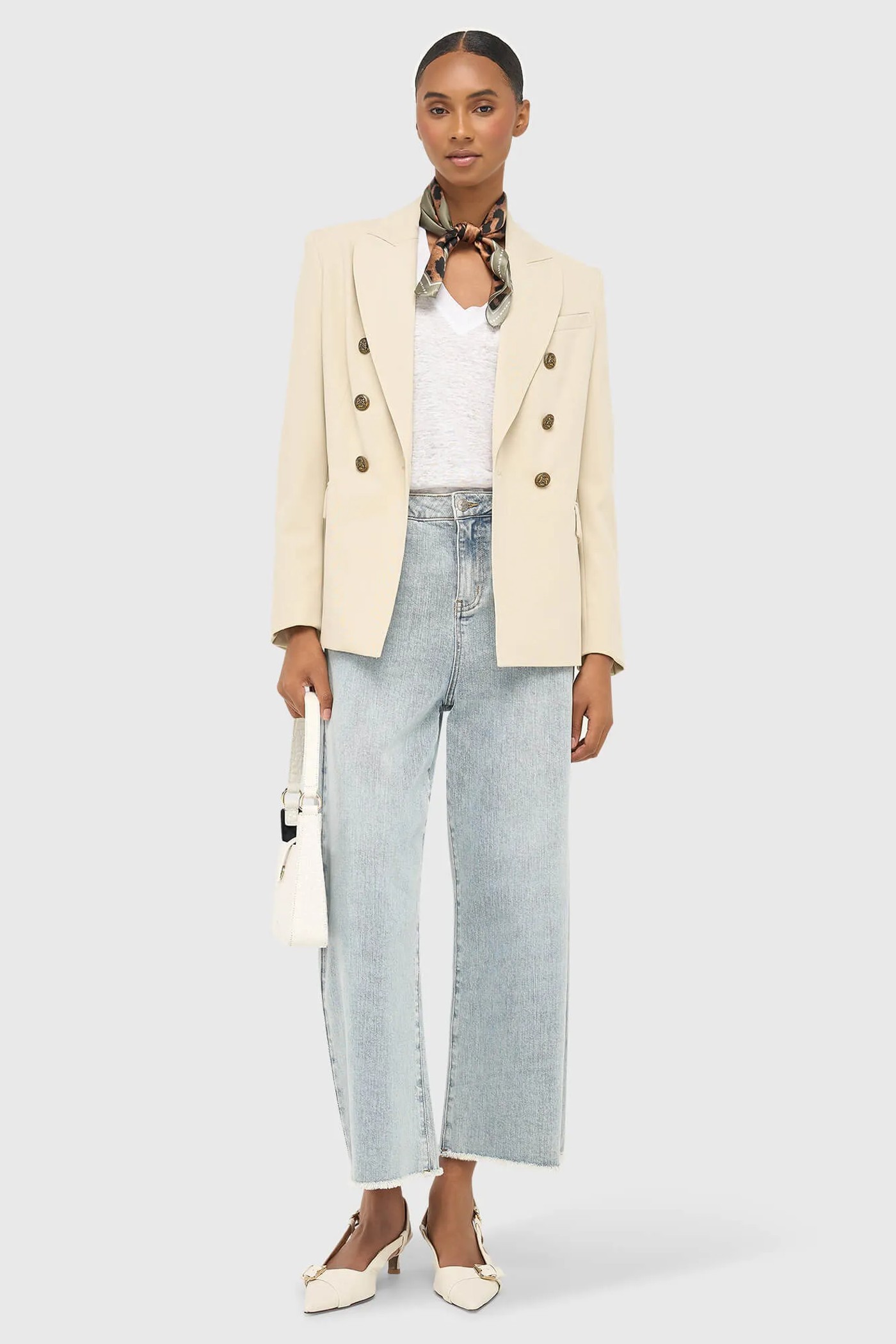 Blazer Dames Knopen Getailleerd Connor Groen