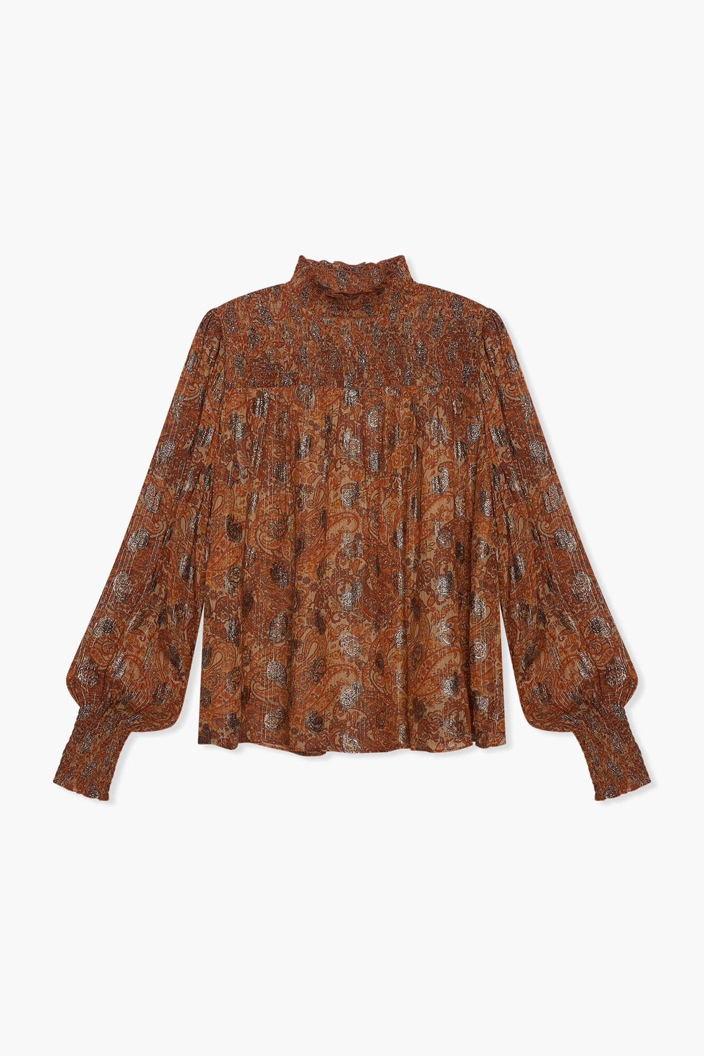 Blouse Dames Lurex Smog Hardy Paisley