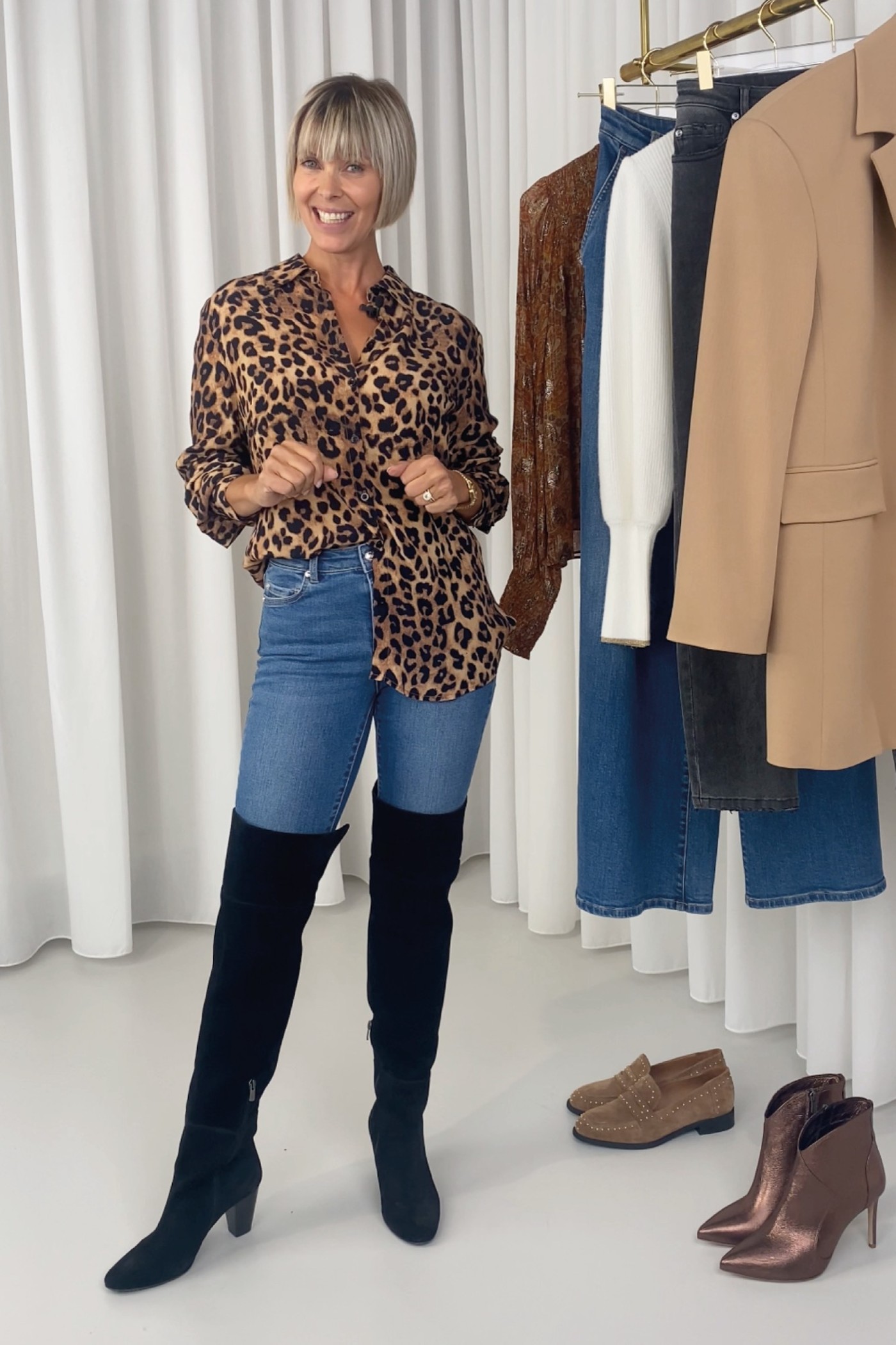 Outfit met Skinny jeans