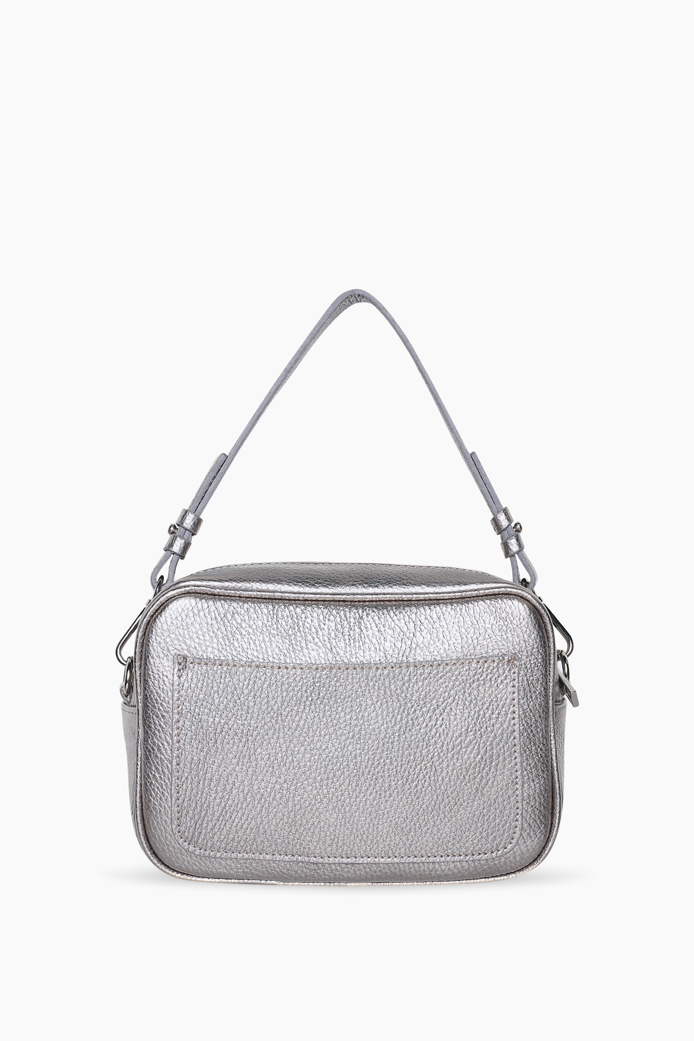 Leren Crossbody Dames Bruce Gun Metal
