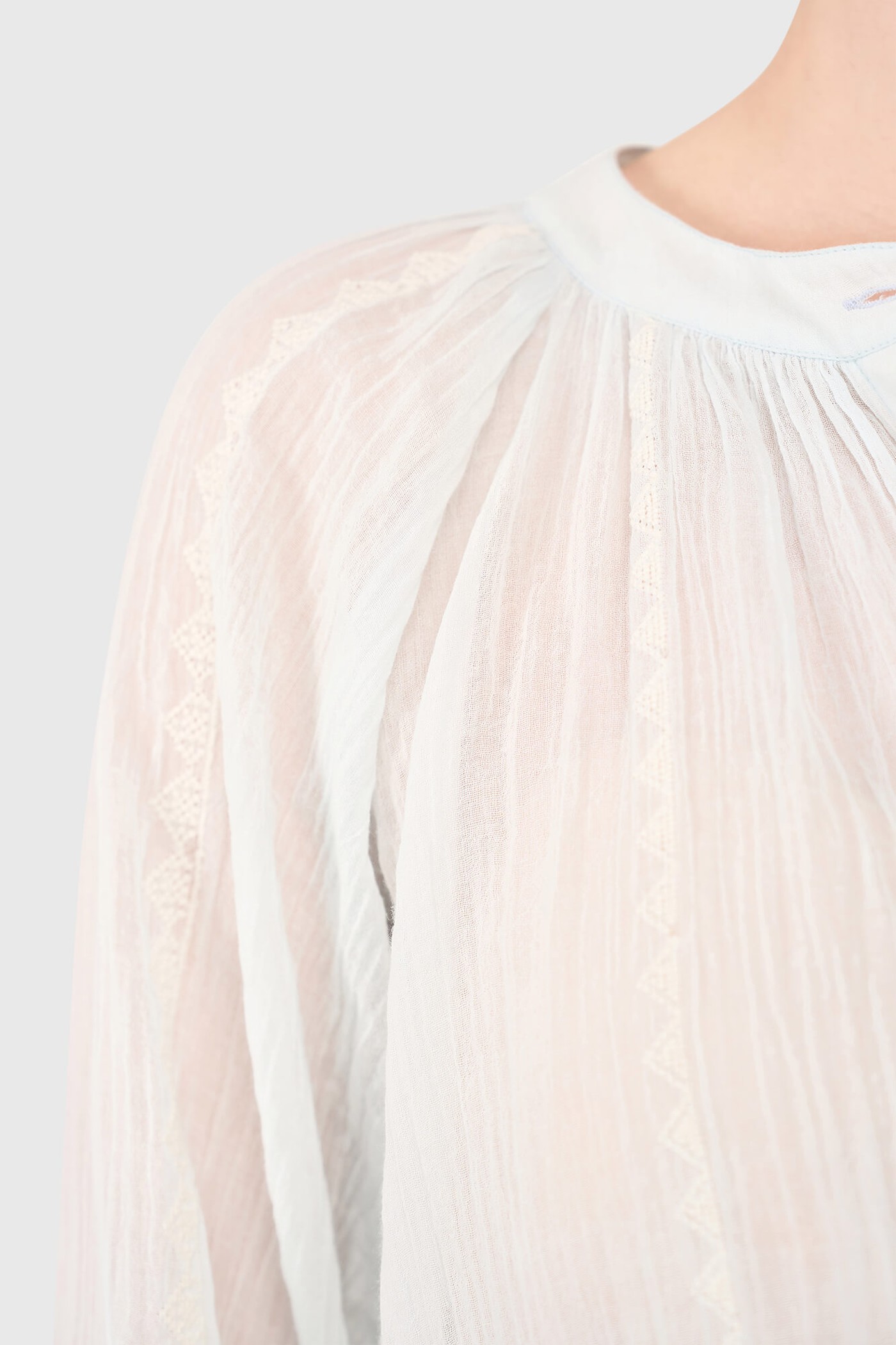 Beau Blouse Light Blauw