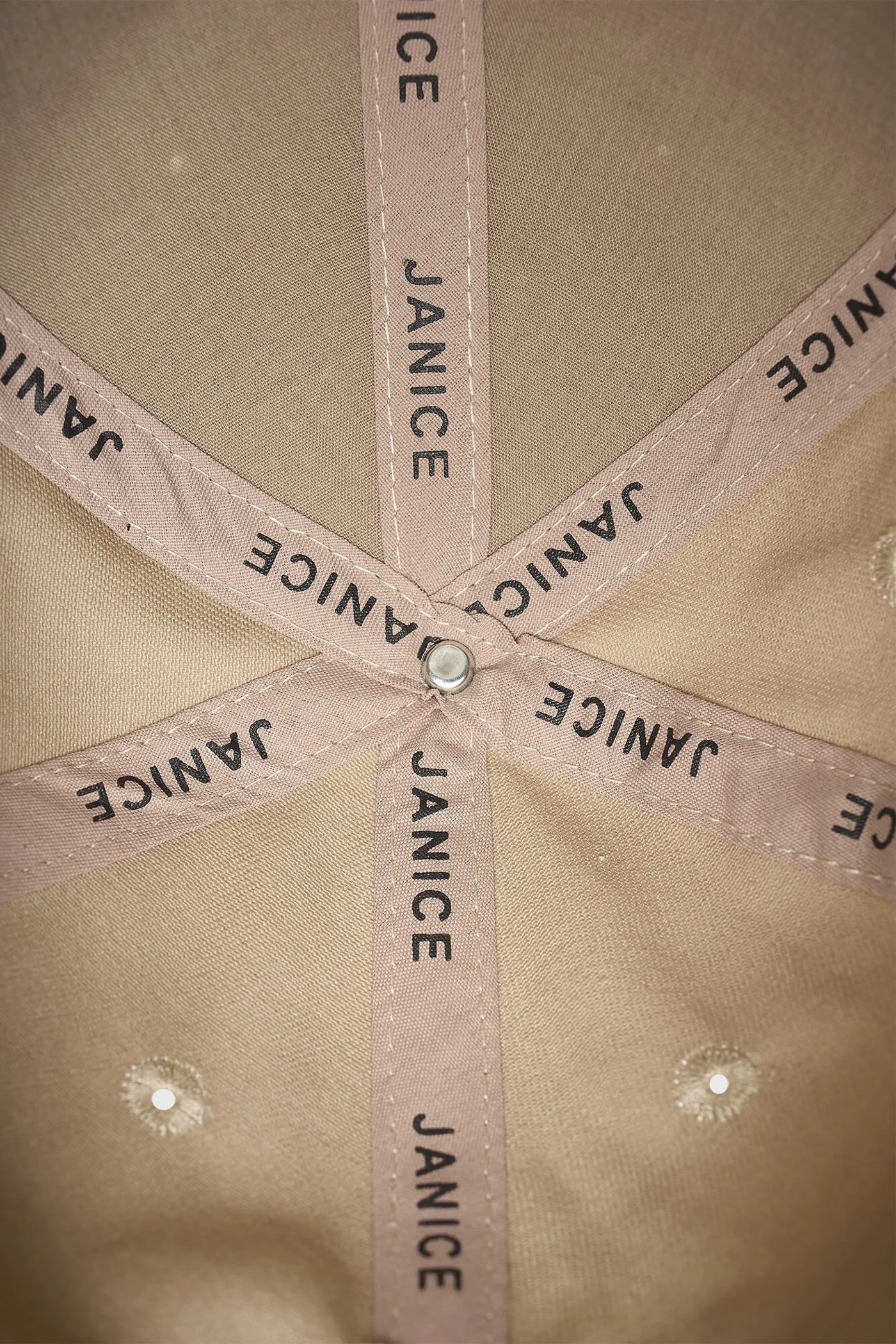 Cap Dames Logo Jeff Beige