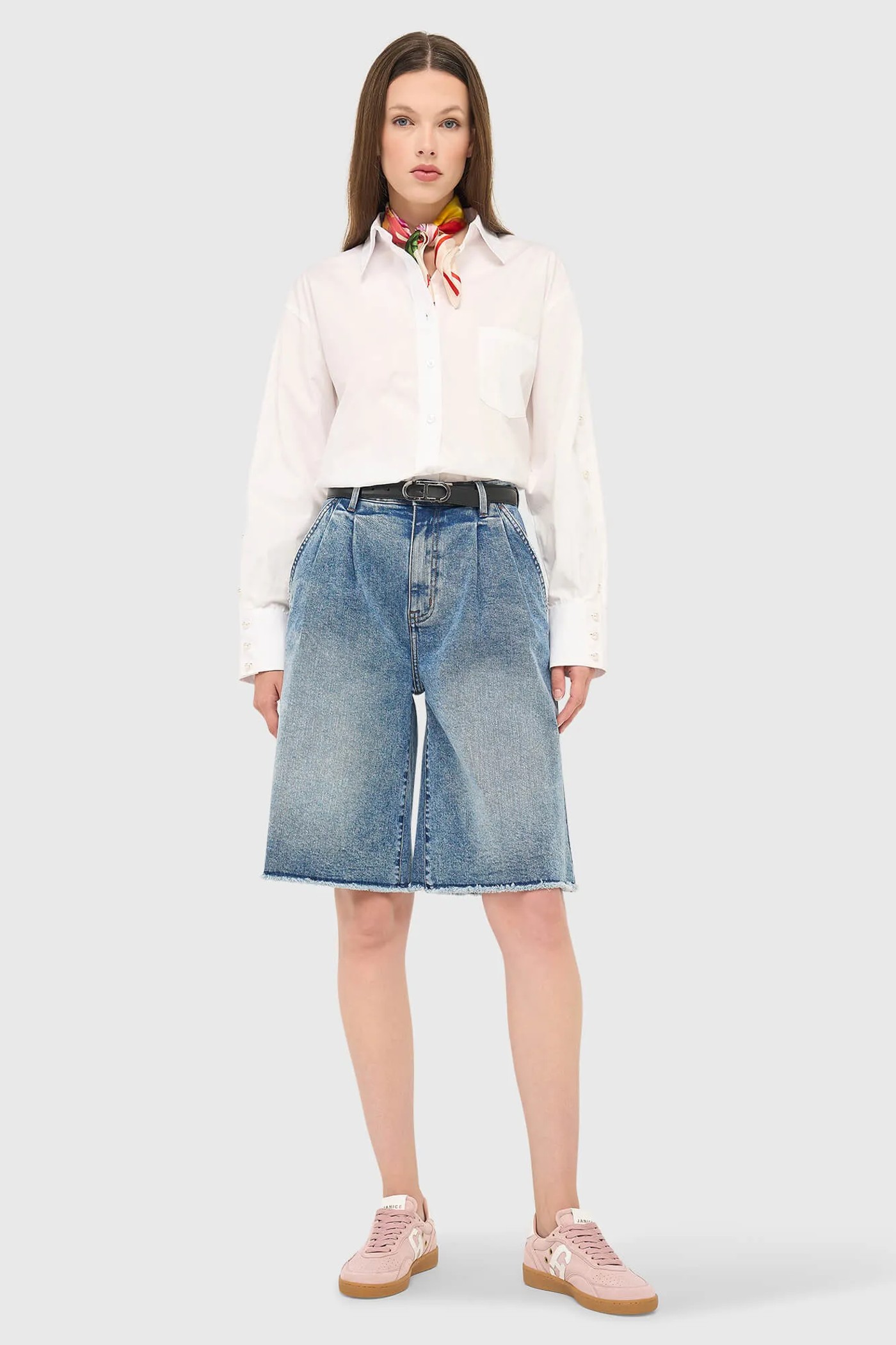 Shorts Denim Dames Dime Blauw 379