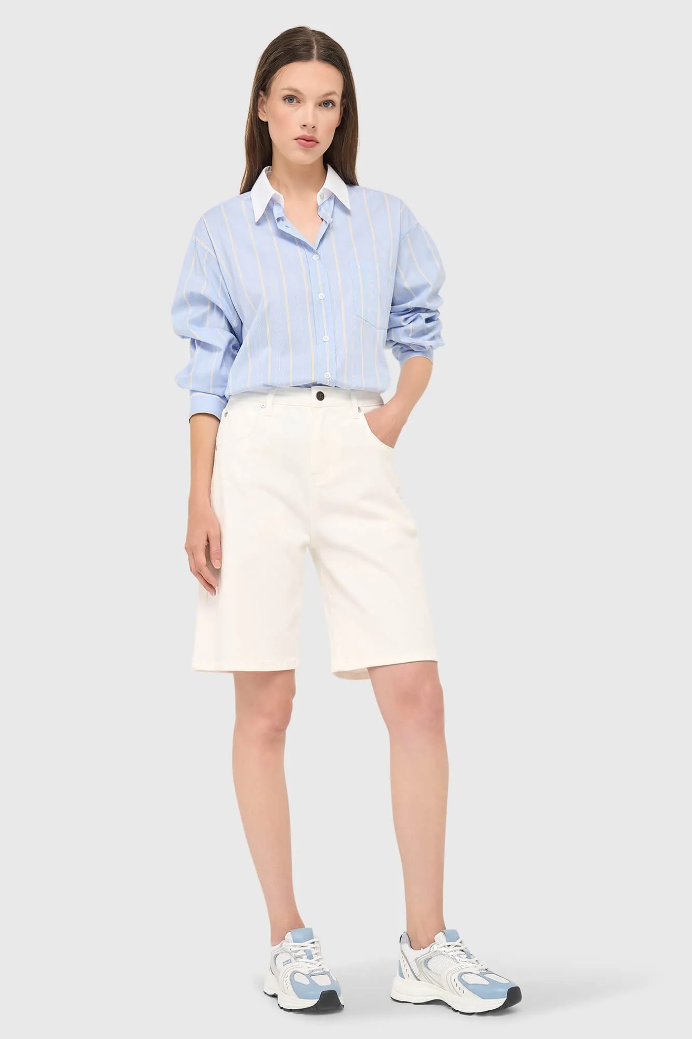 Runner Sneakers Dames Bolt Licht Blauw 559