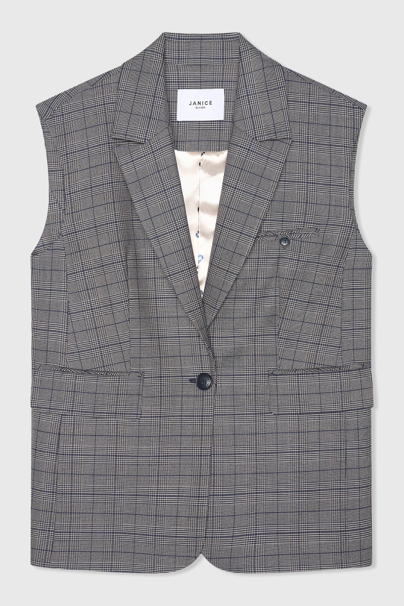 Marvin Blauw Ruit