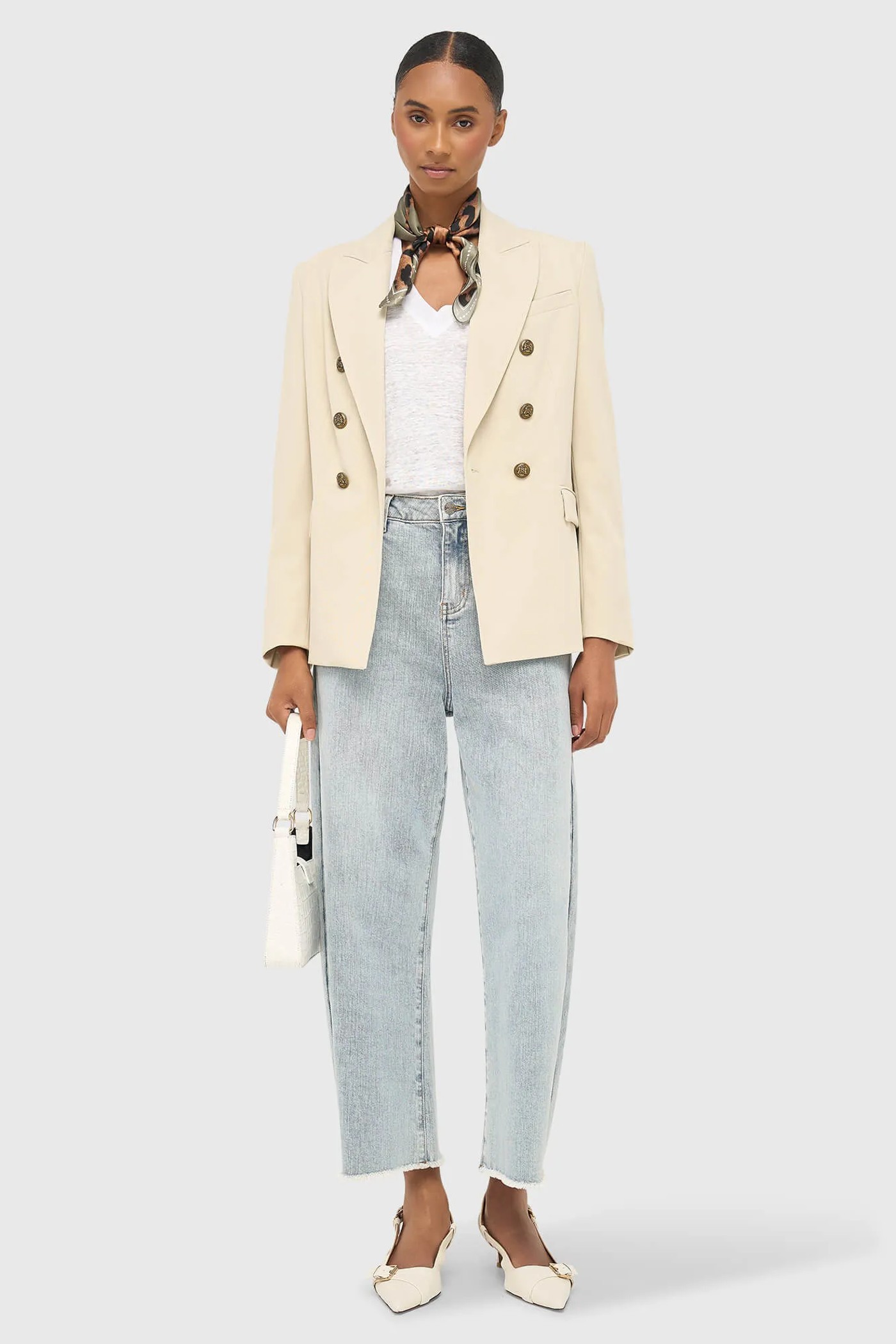 Blazer Dames Knopen Getailleerd Connor Groen