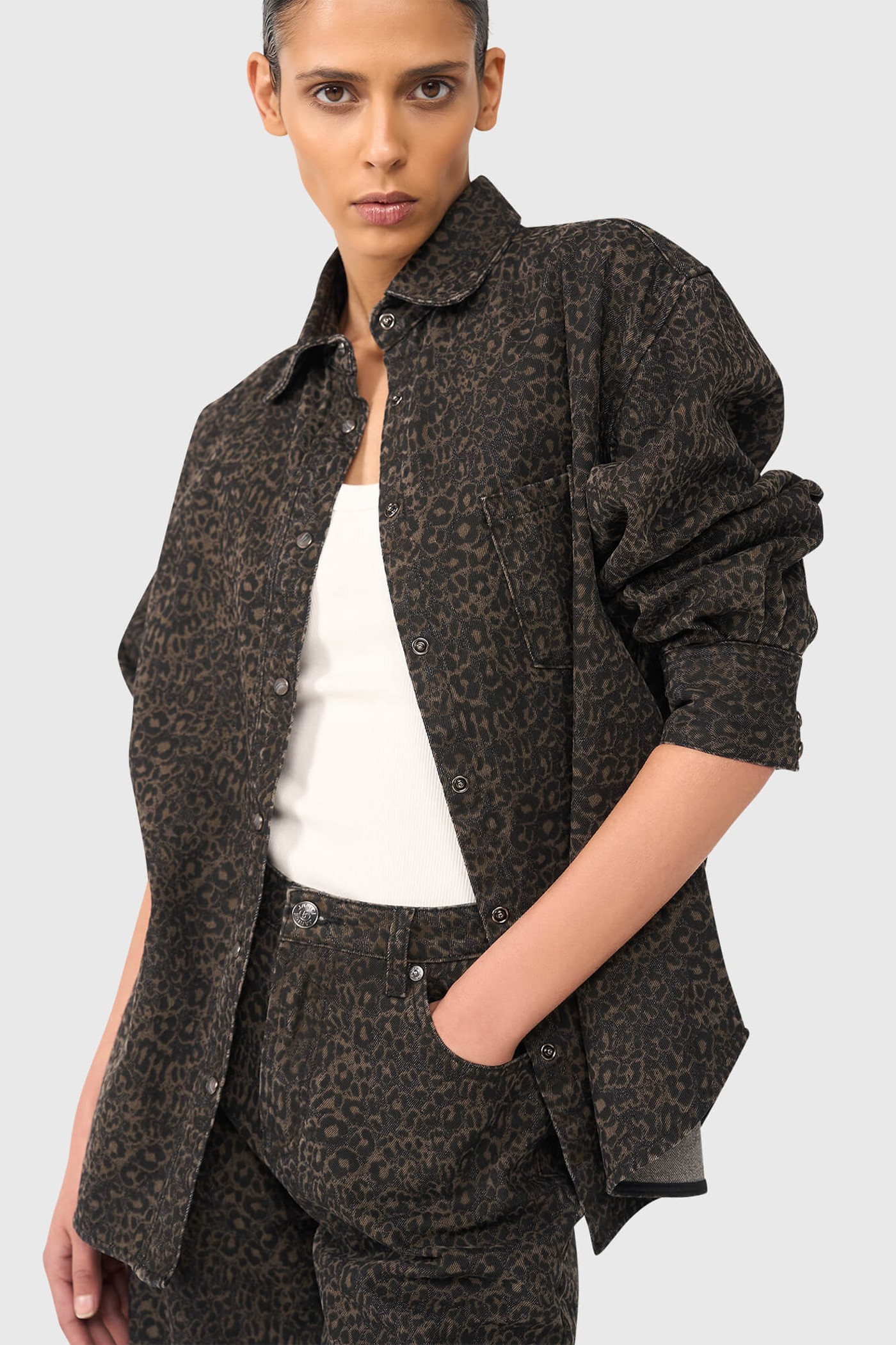 KYGO ZWART PANTERPRINT