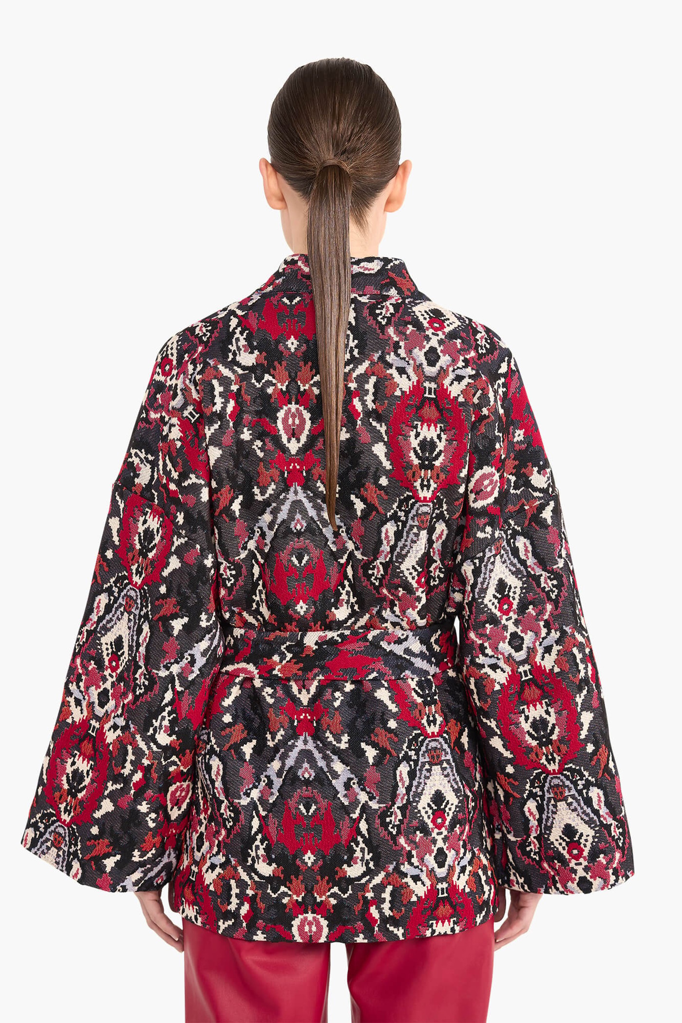 Kimono Dames Jacquard Preston Aztec