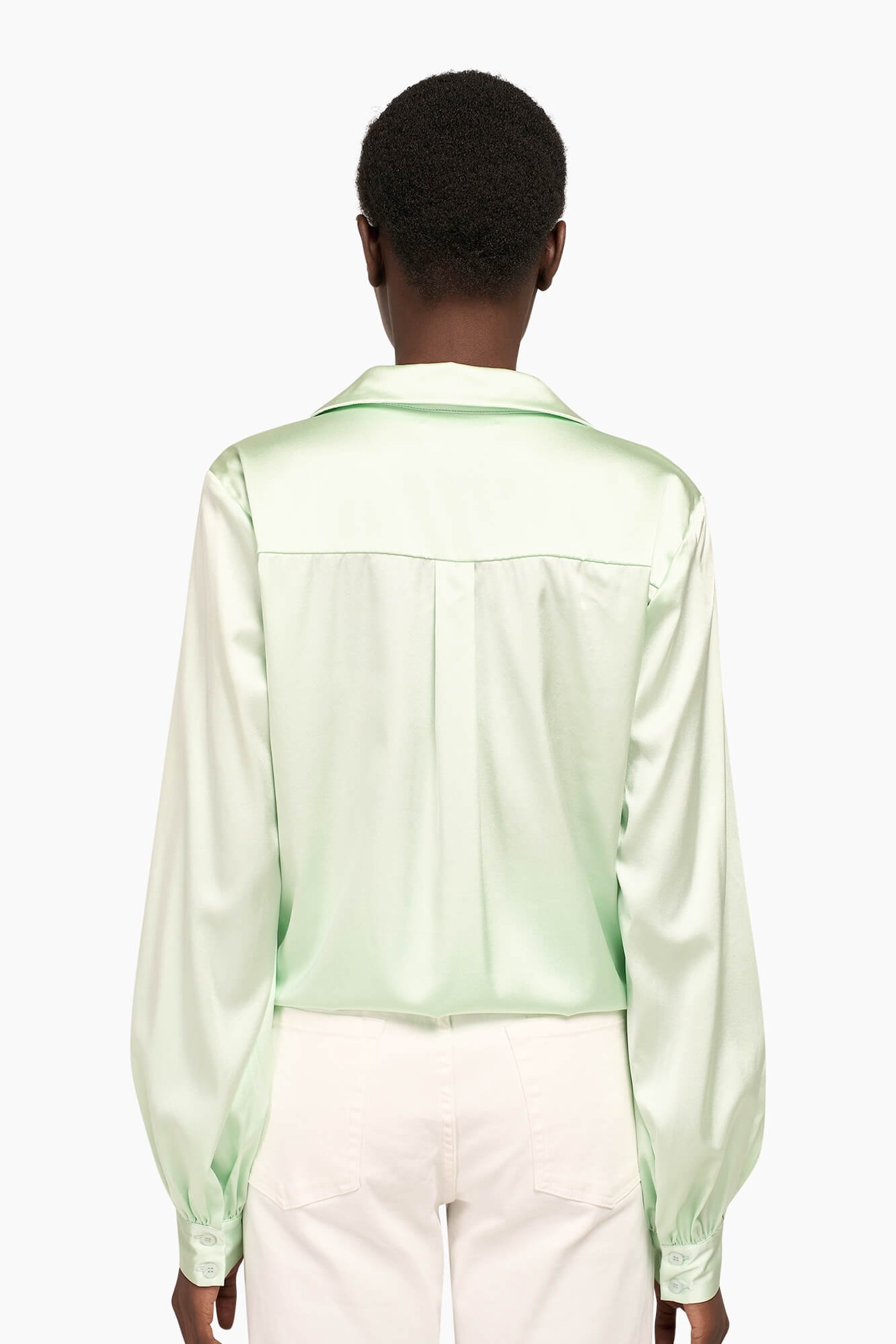 Zijden Blouse Dames Bobby Mint