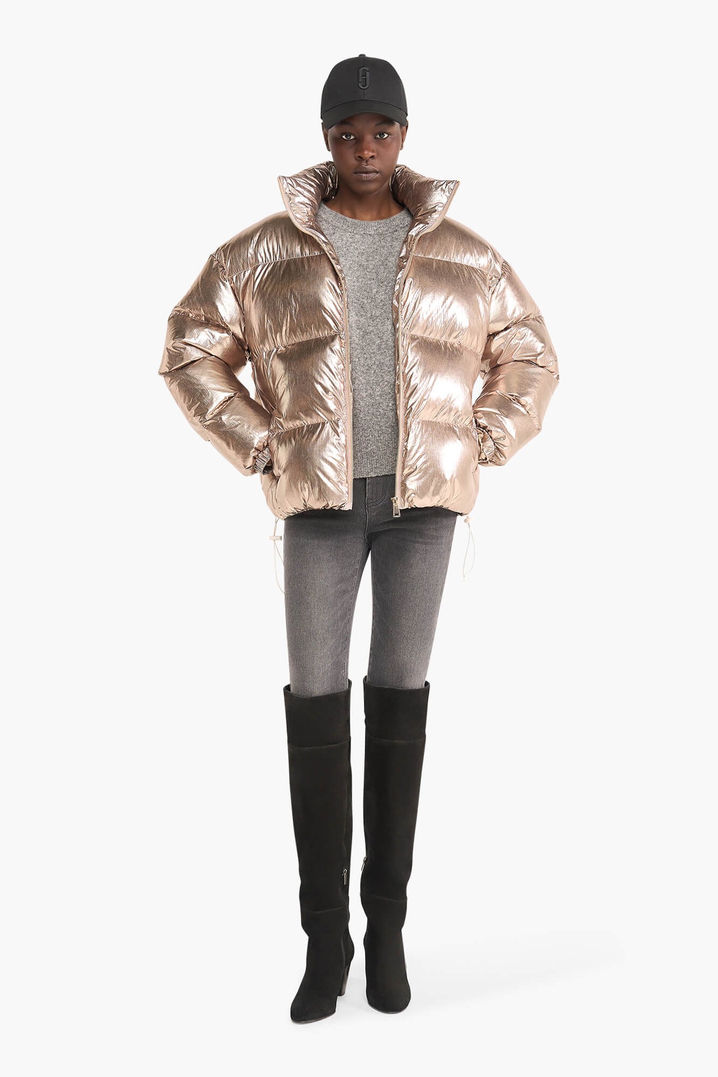 PUFFER JAS DAMES JAX CHAMPAGNE