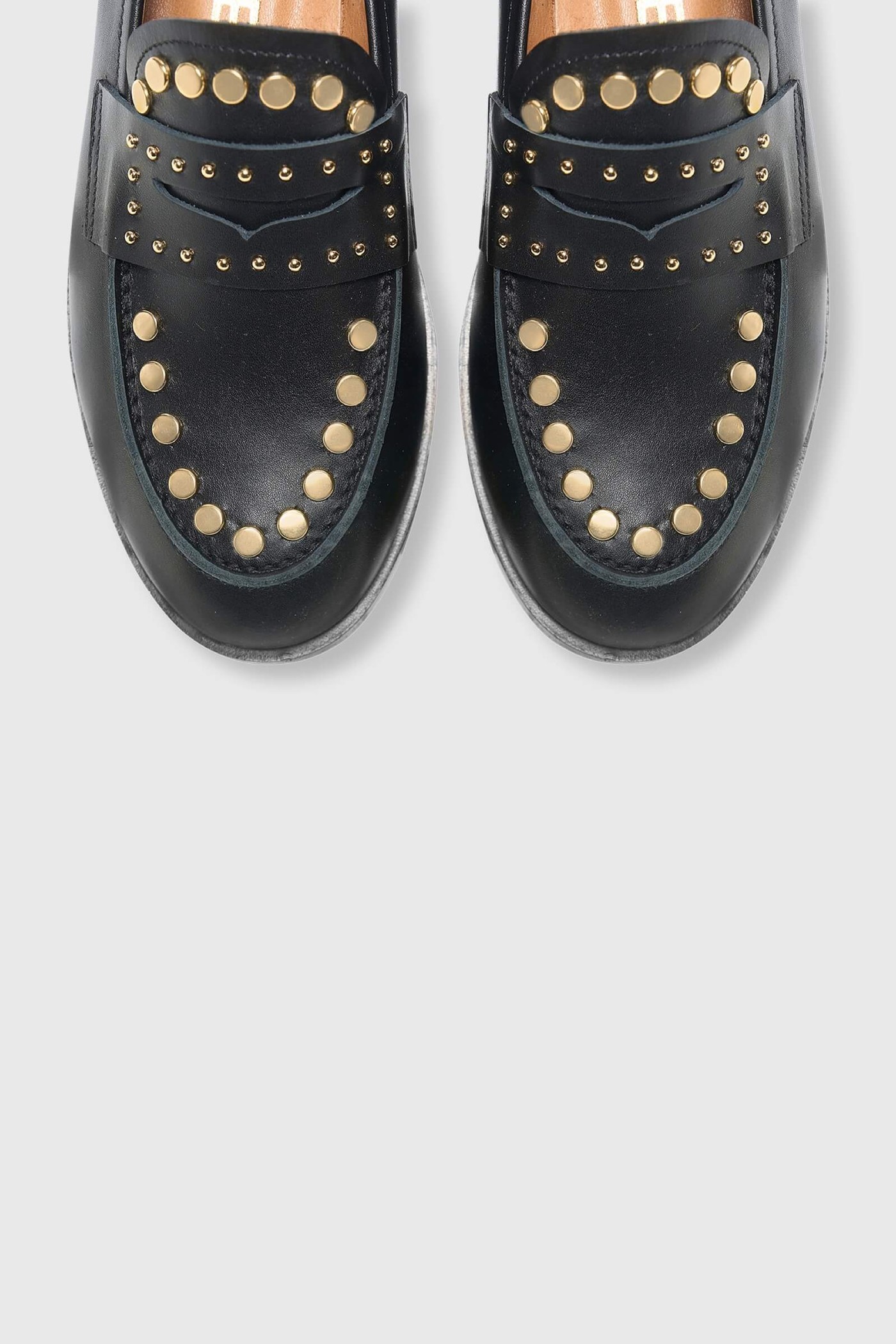 Boy Zwart Goud Studs