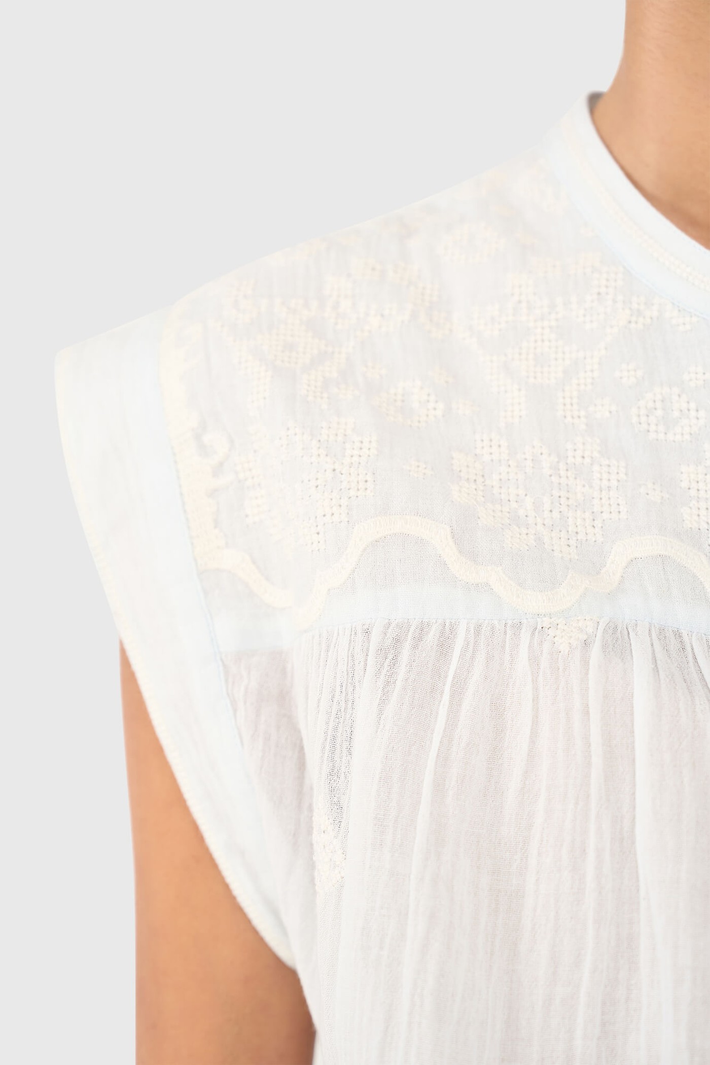 Jace Blouse Licht Blauw