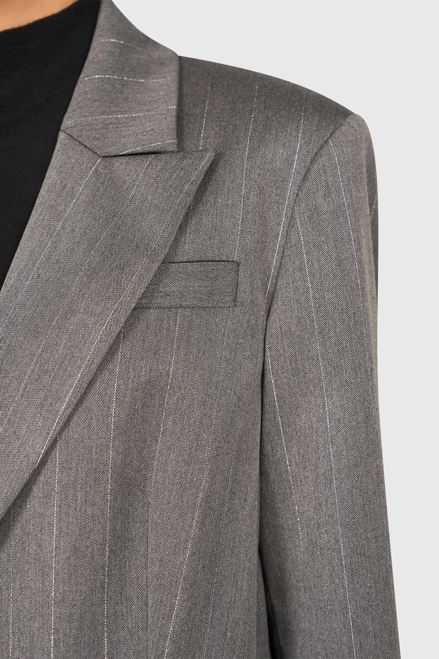 Hank Grijs Streep Lurex