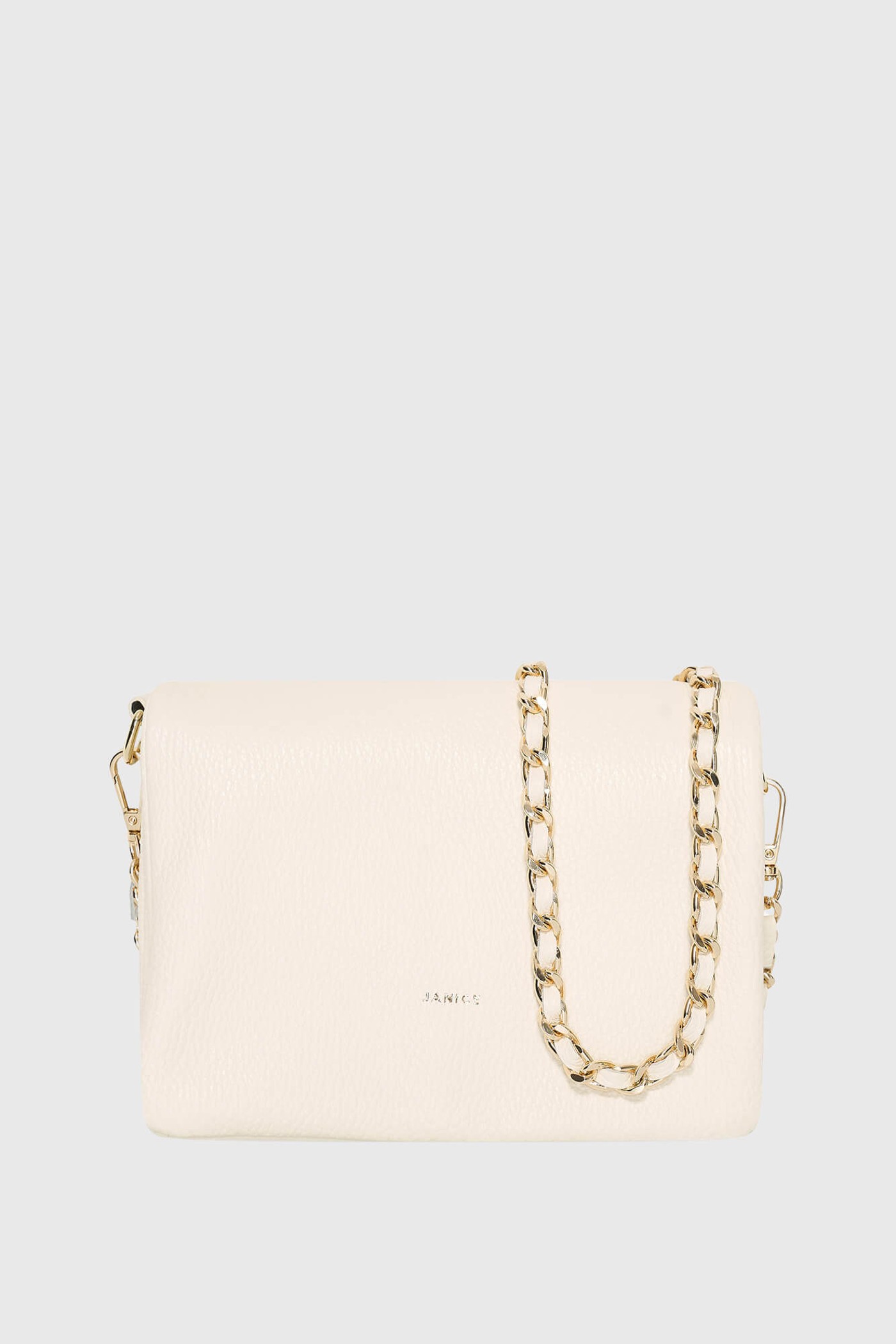 LEREN SCHOUDERTAS DAMES SKYLAR OFF-WHITE