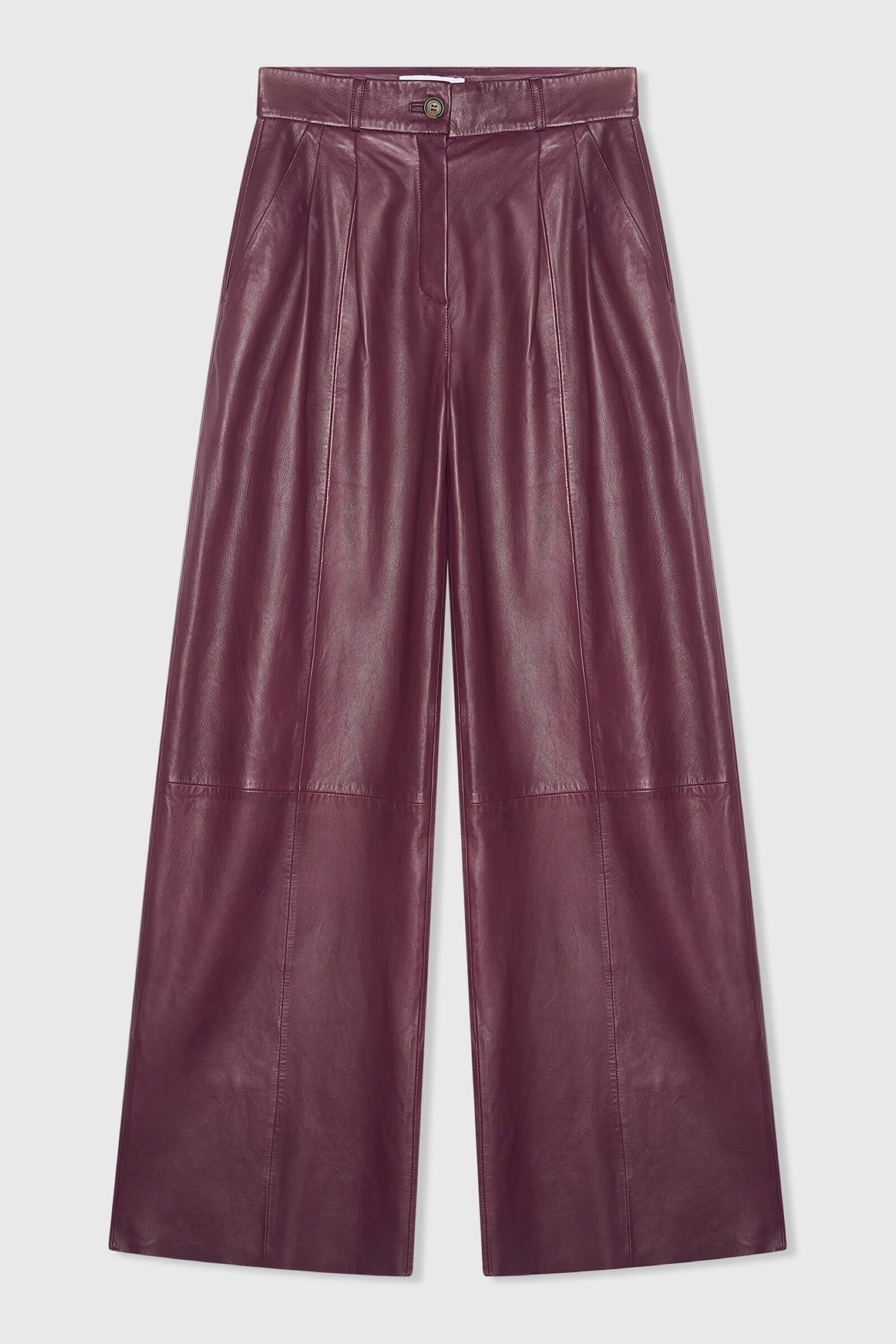 Dollar Burgundy Leer