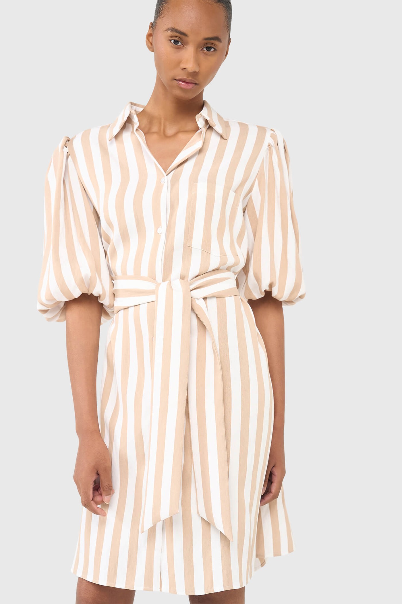 Gavin Jurk Beige Streep