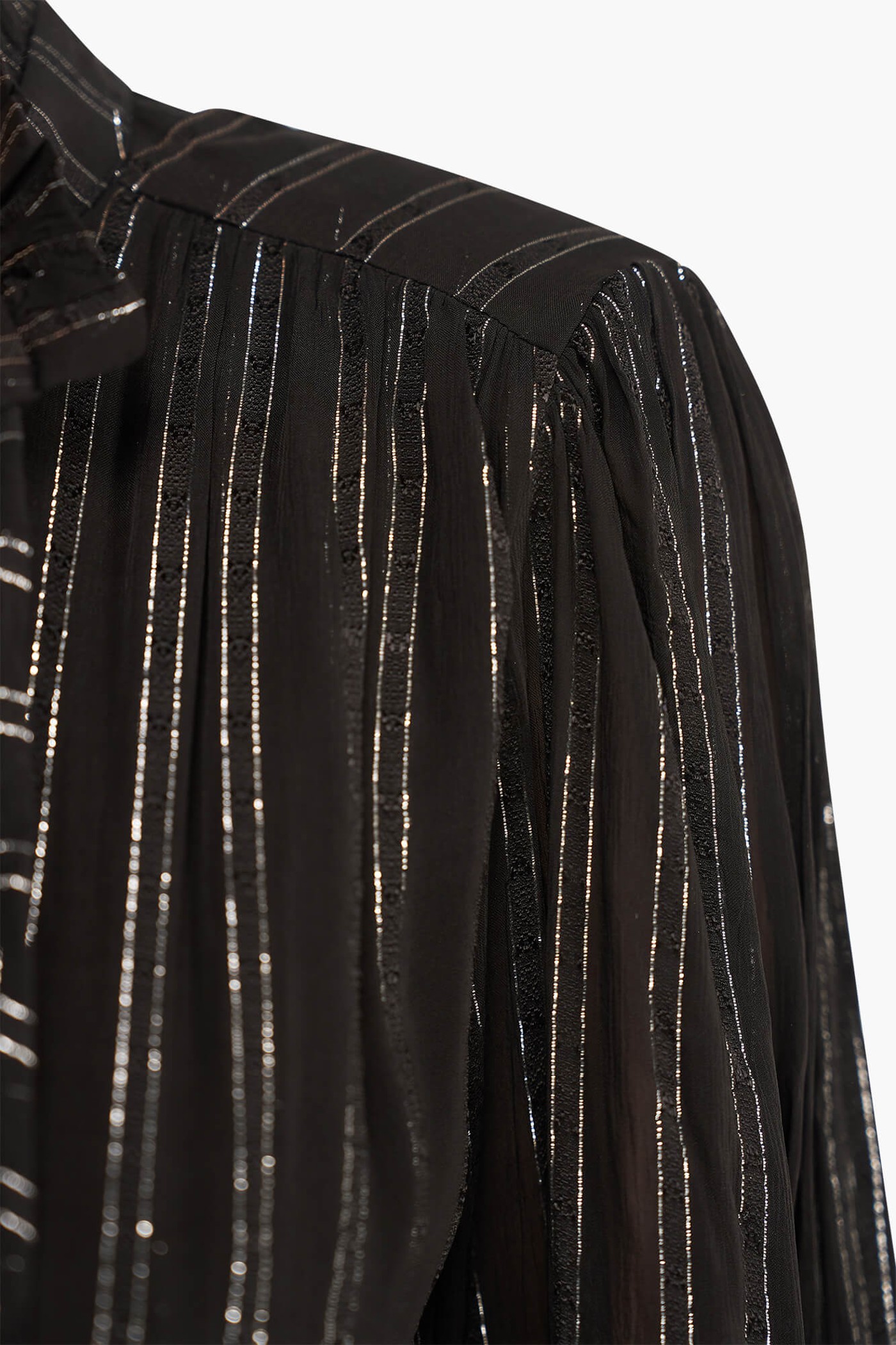 Jurk Zwart Elastiek Lurex Ari