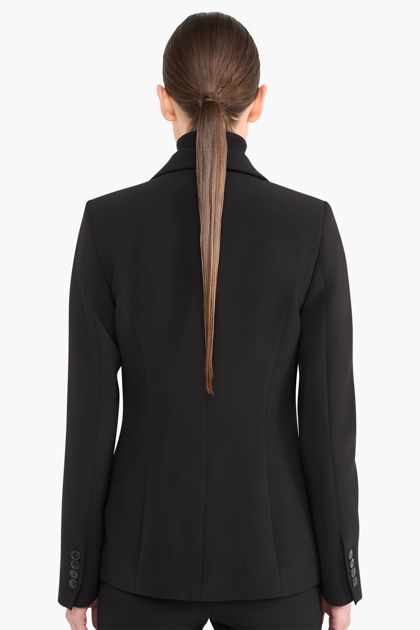 Blazer Dames Getailleerd Luke Zwart