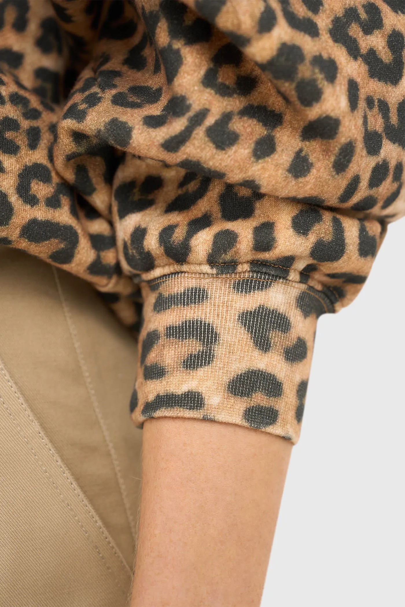 Panterprint Sweater Dames Katoen Owen