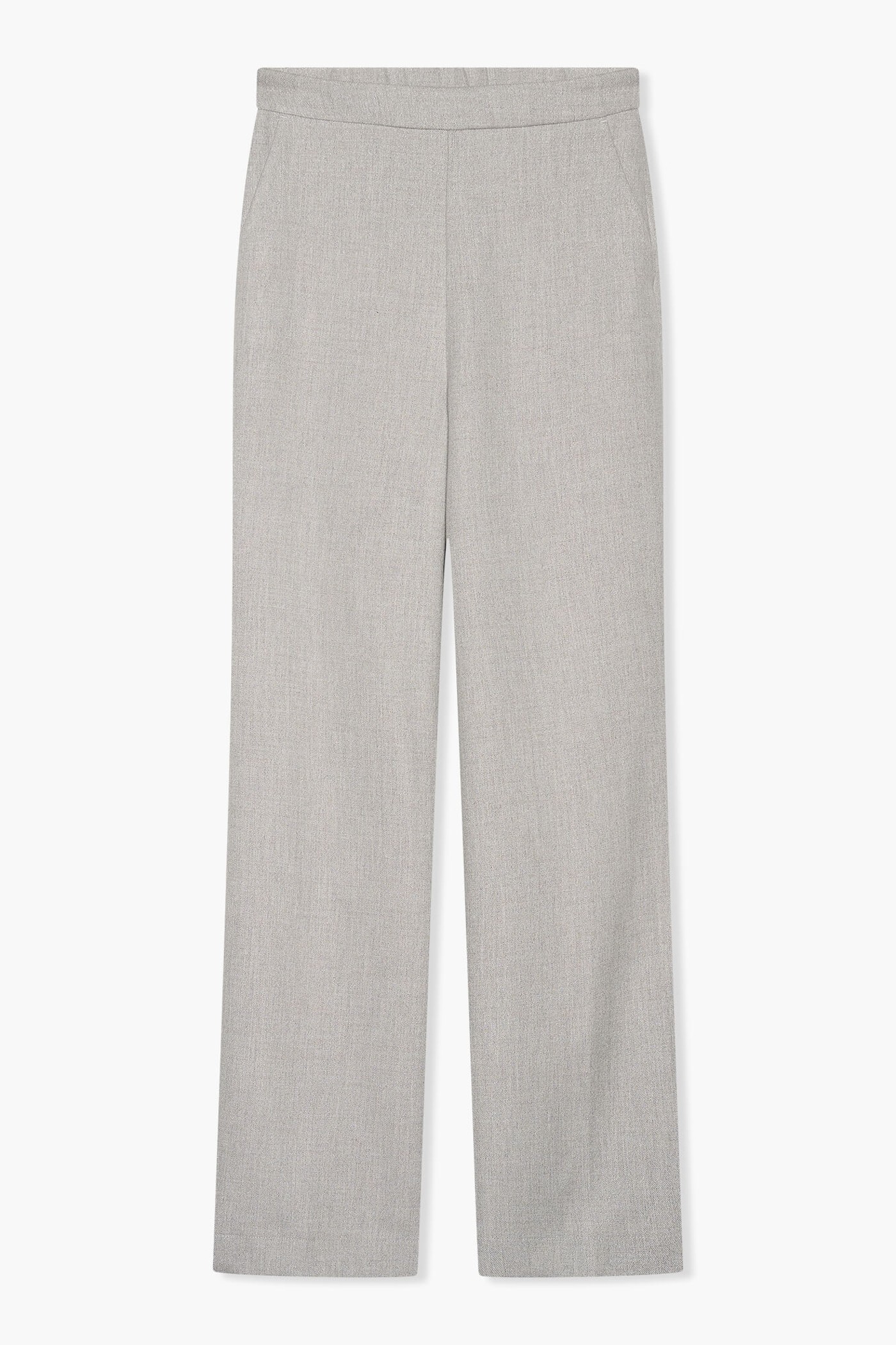 Broek Dames Rechte Pijp Lurex Pete Grijs
