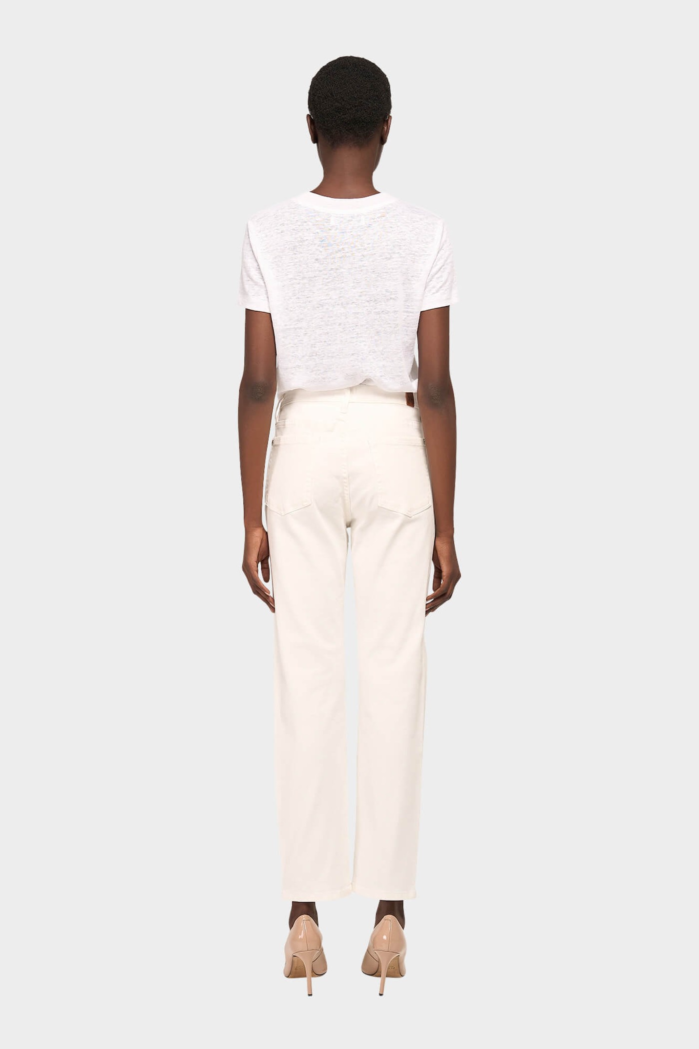 Witte Mom Jeans Cooper Off White 000