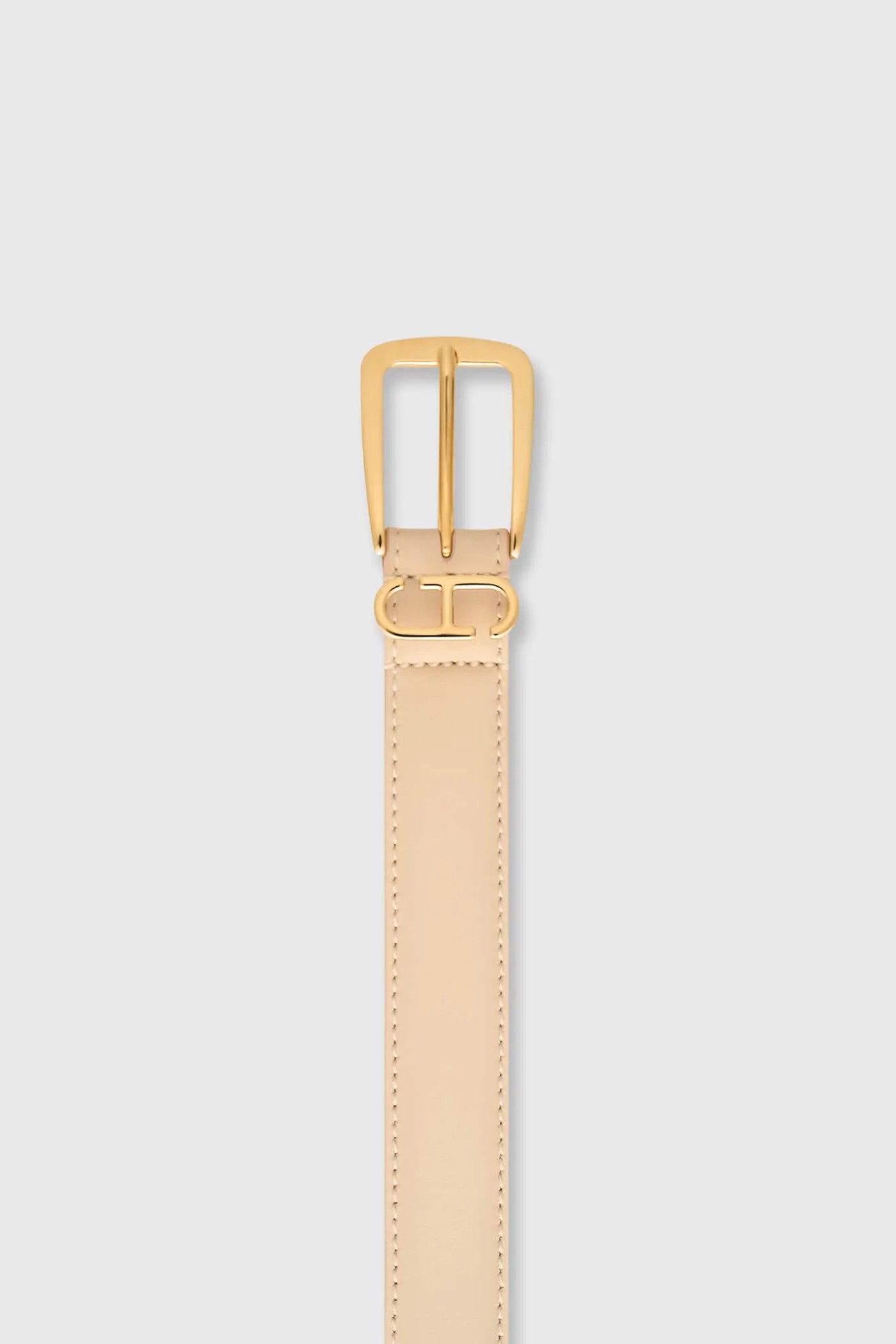 Leren Dames Riem Colby Creme