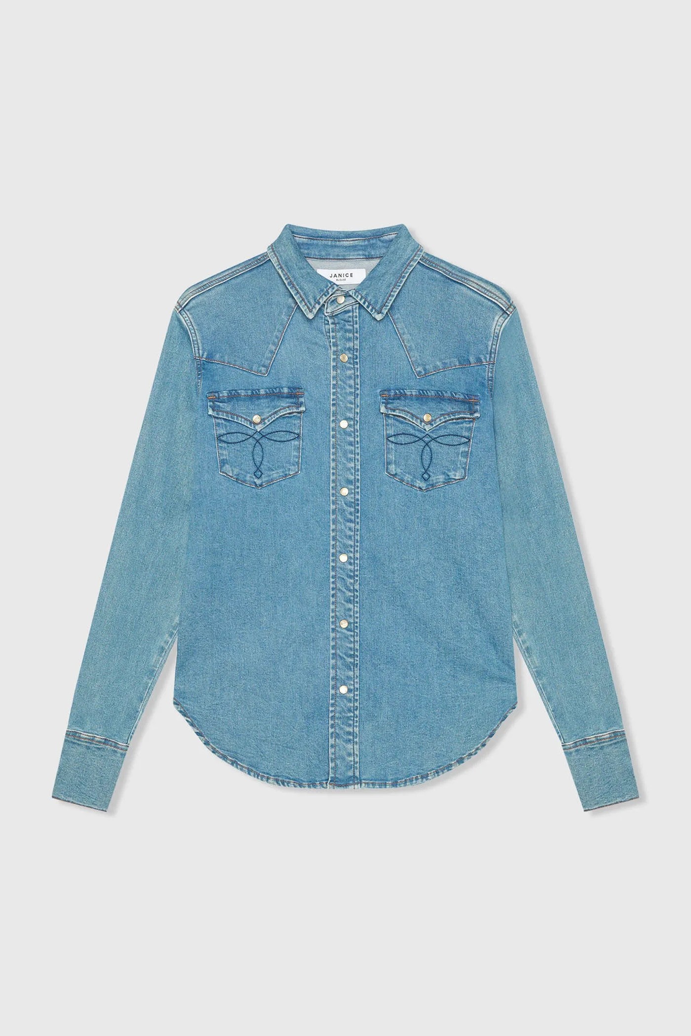 Denim Blouse Dames Stretch Levi 379