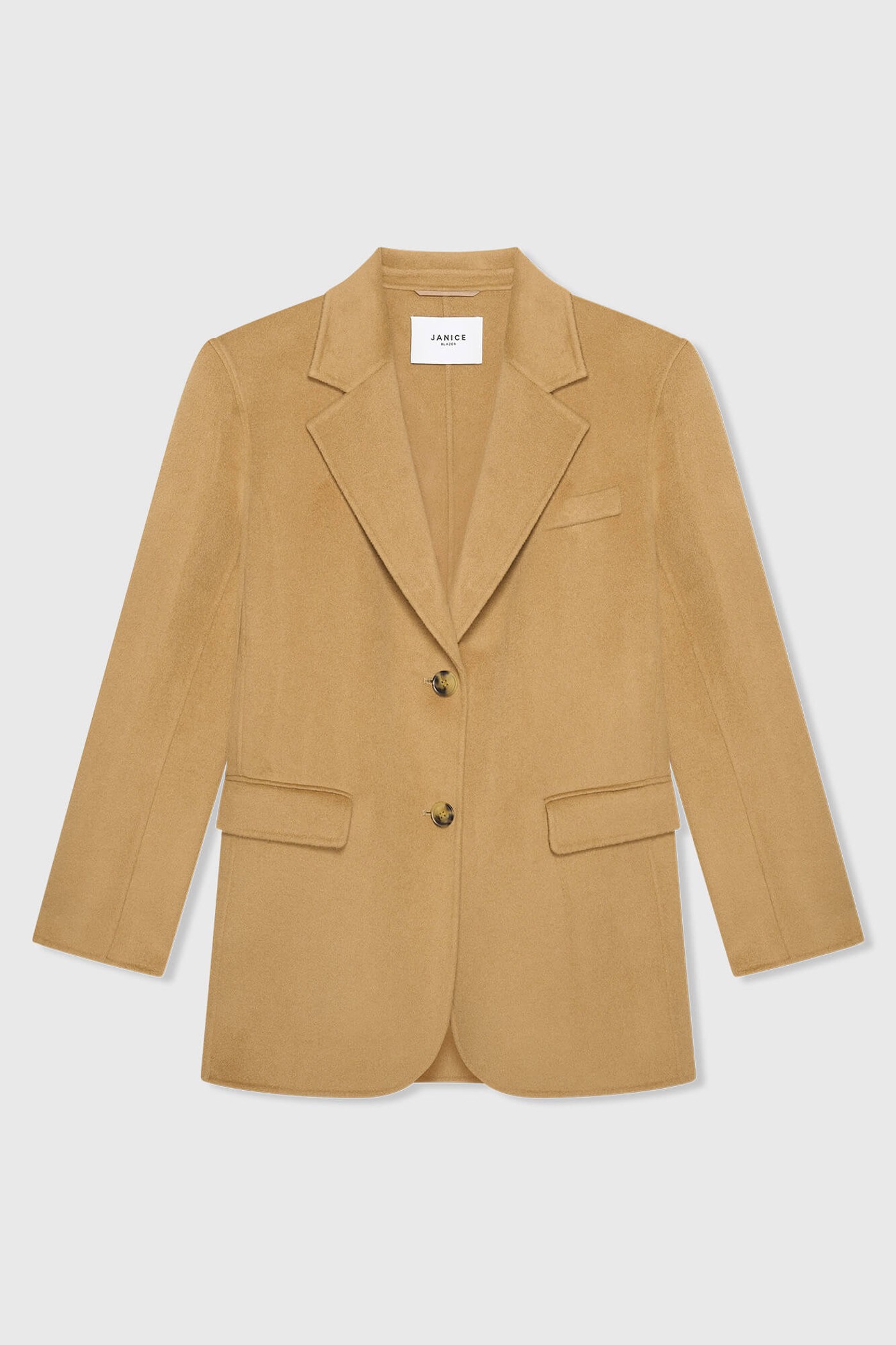 Cashmere blazer camel