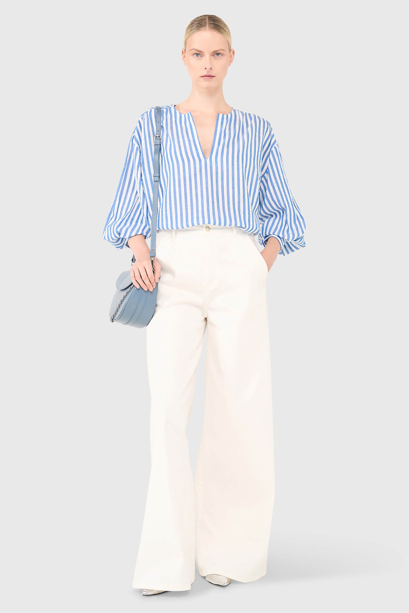 JAMESON BLOUSE GESTREEPT