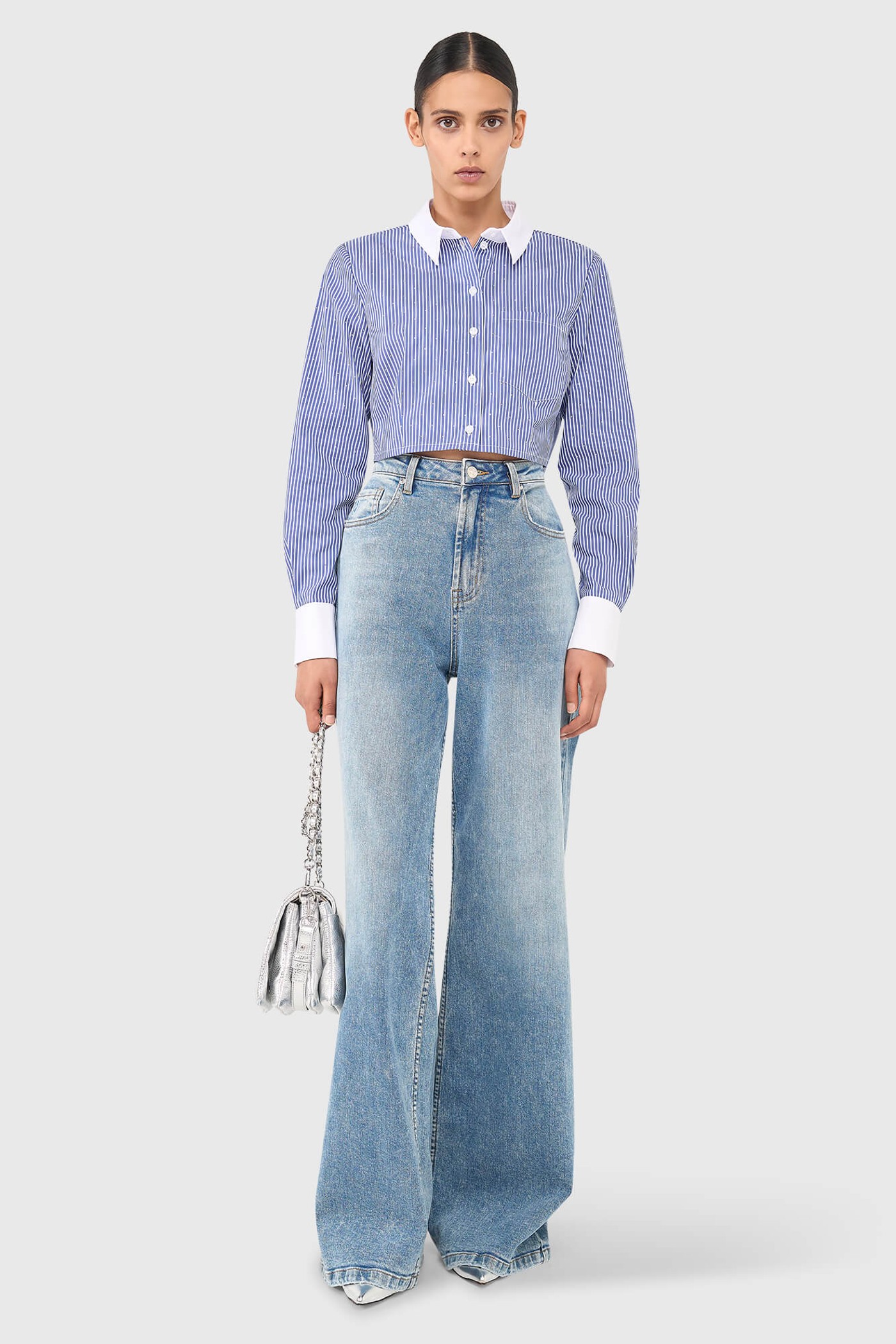 JUSTIN  BLOUSE STREEP STRASS