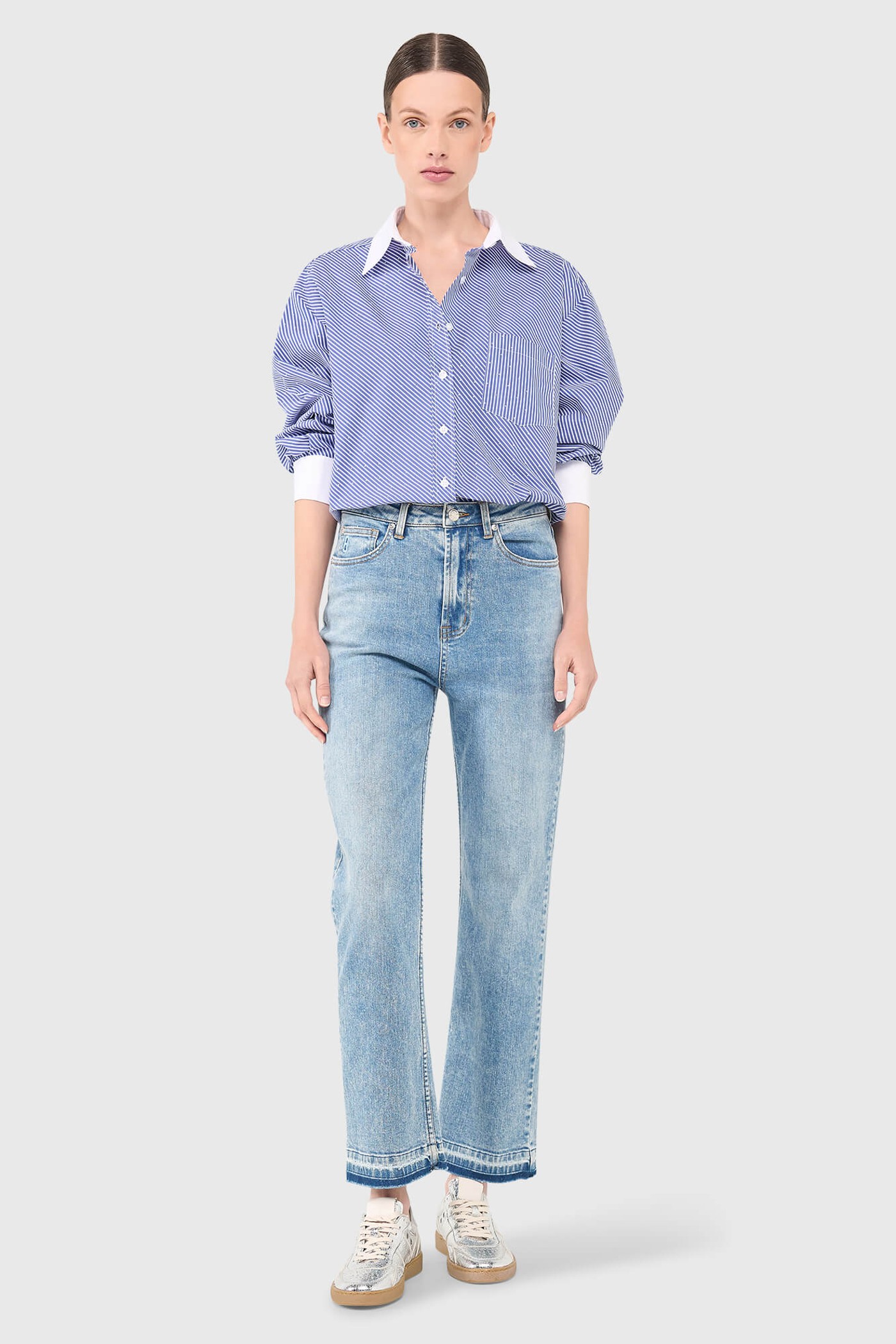 KYGO BLOUSE STREEP STRASS