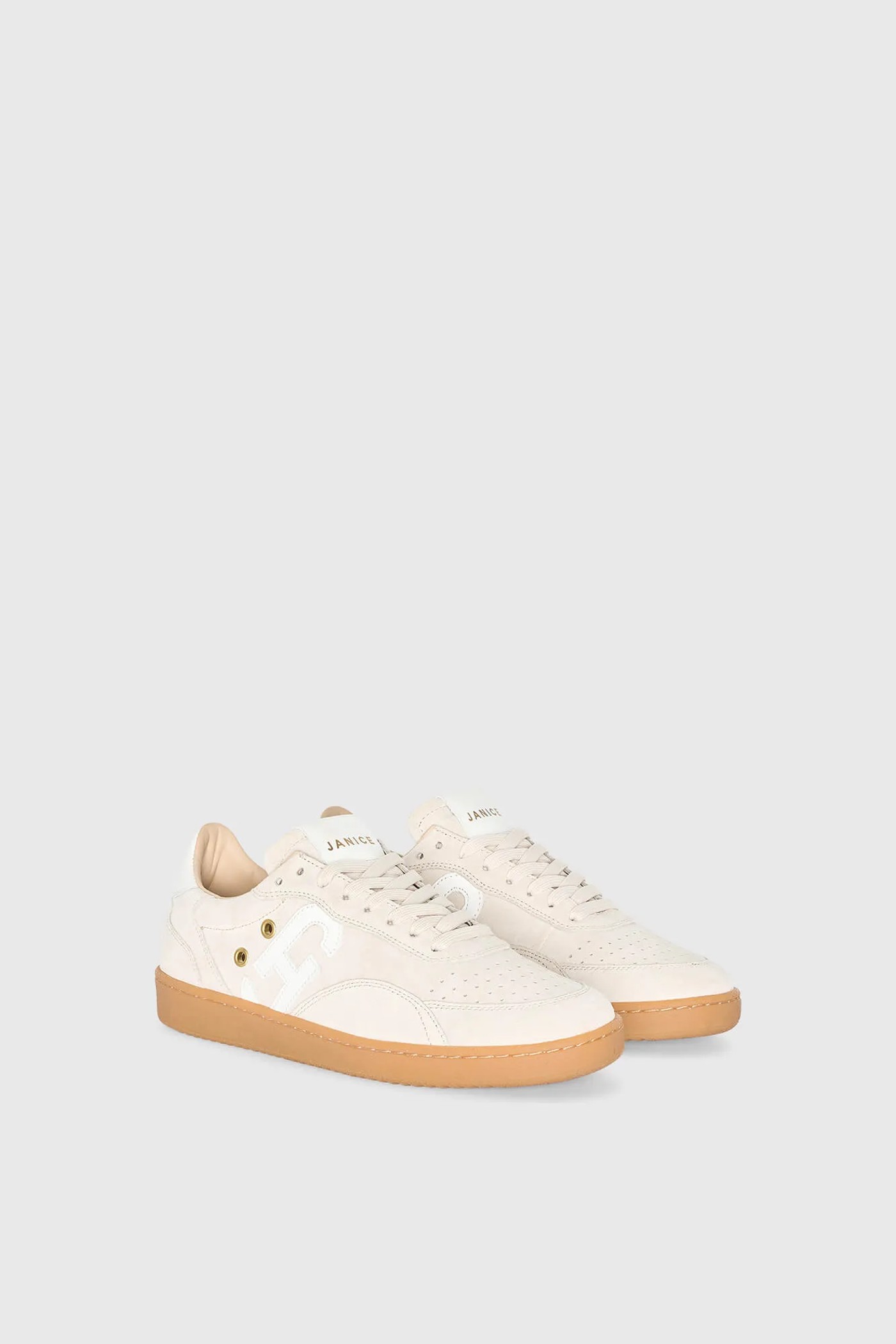Sneakers Dames Handbal Vintage Stanley Beige
