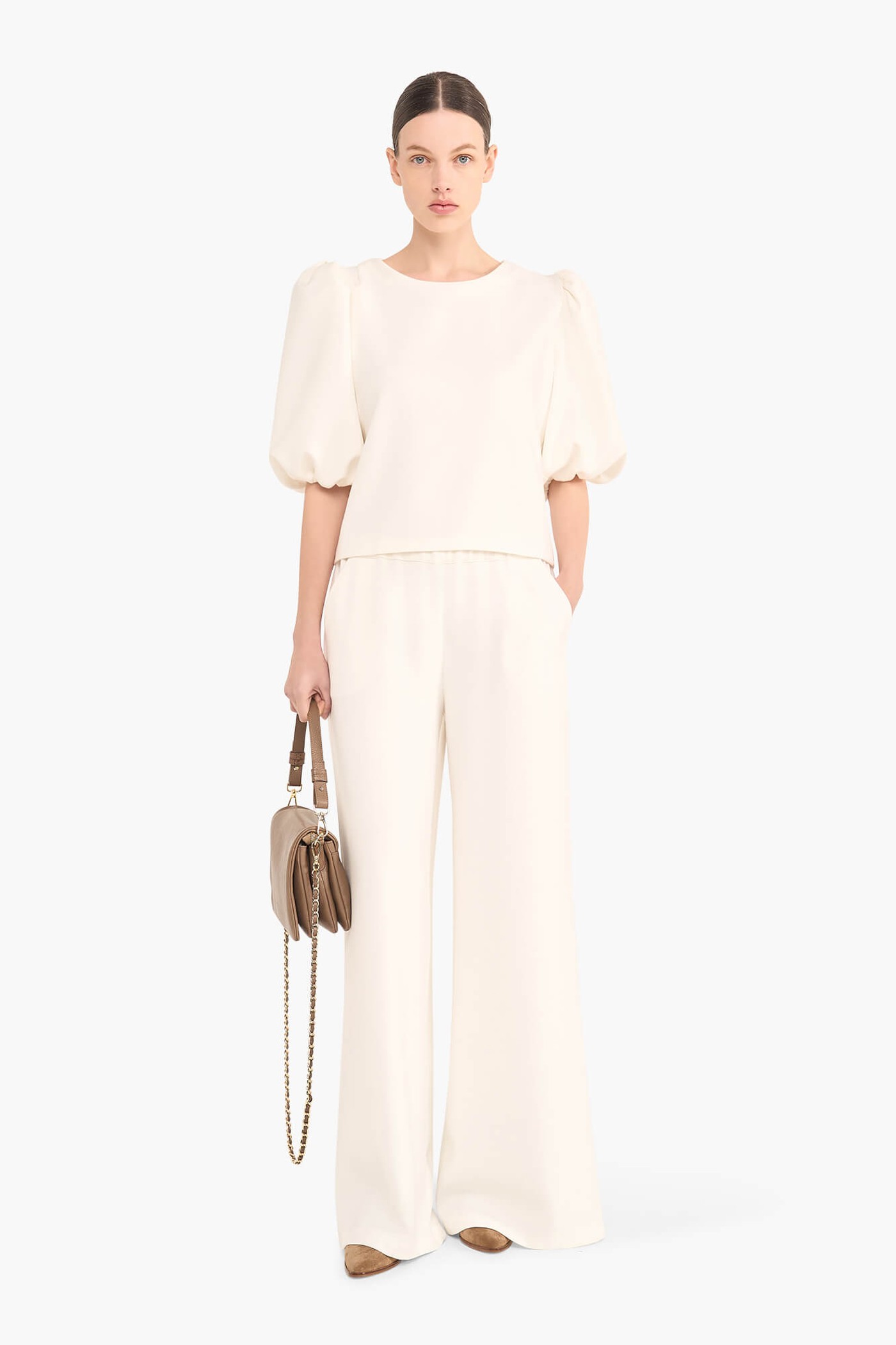 TOP DAMES POF MOUW ZAYN OFF WHITE